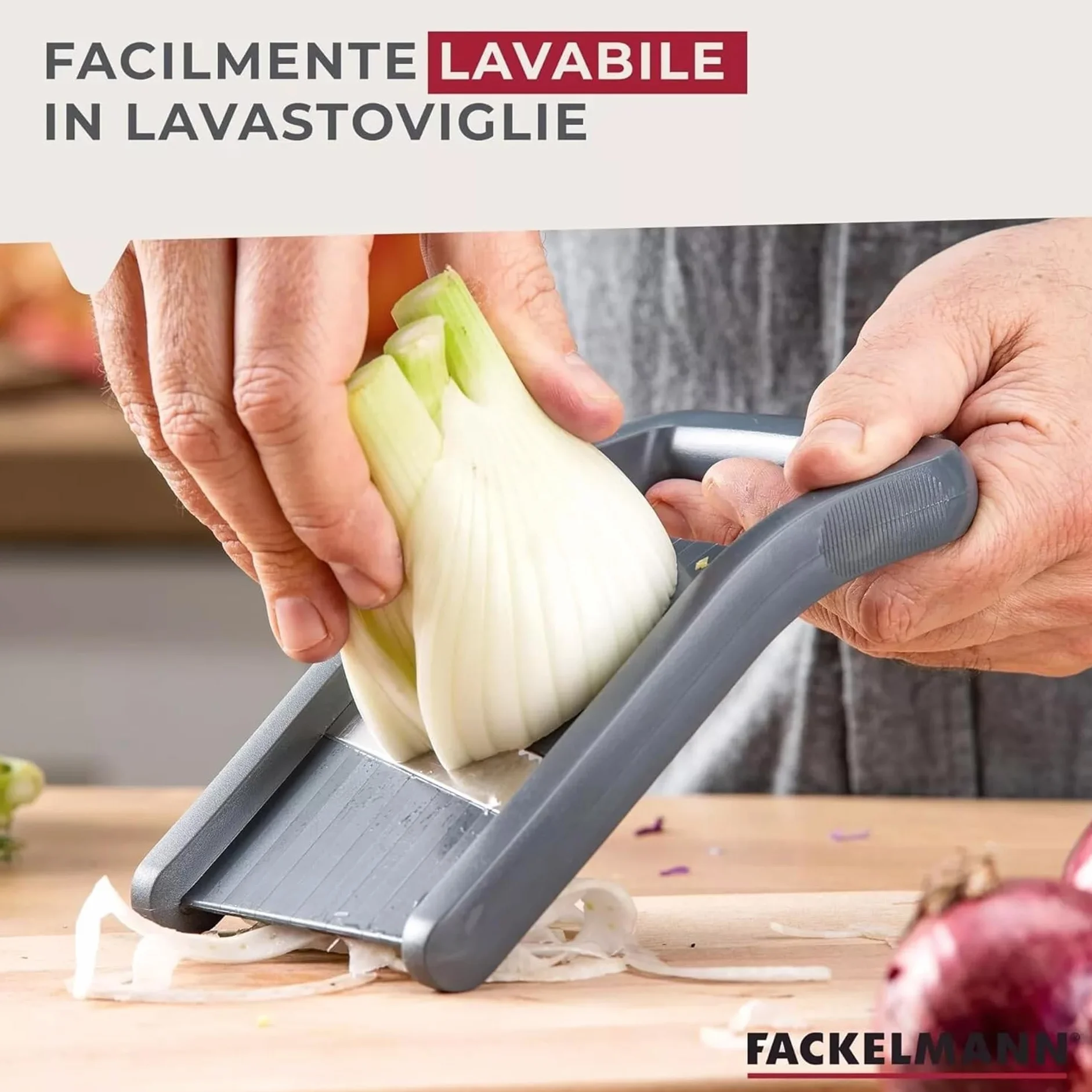Fackelmann Kompakt Szatkownica do Warzyw, Czarny, 17.5 cm