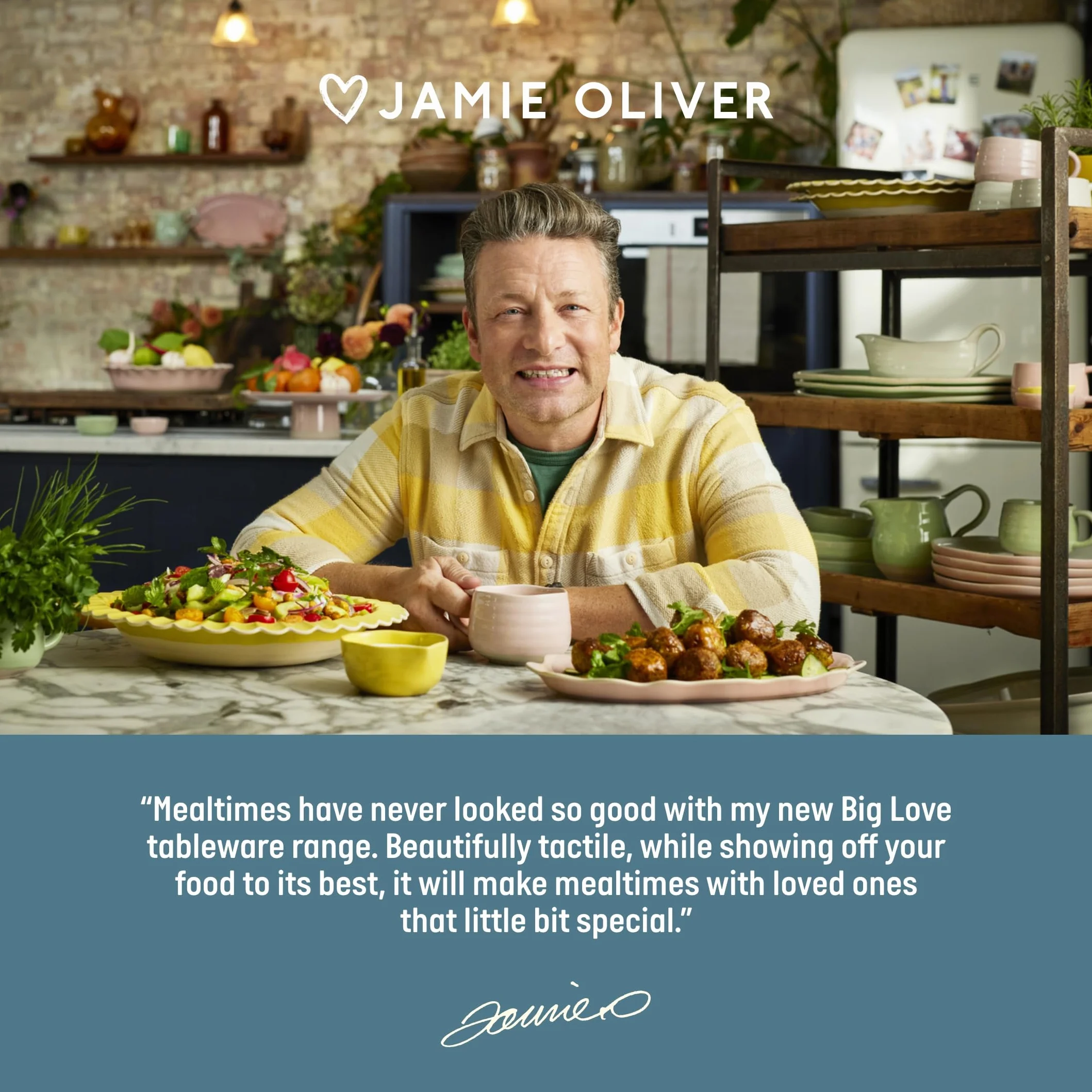 Jamie Oliver Big Love wszechstronna deska, wykonana z certyfikowanego przez FSC drewna mango, nieregularny owalny kształt, taca do serwowania, drewniane naczynia kuchenne, tylko pranie ręczne, 57 x 25