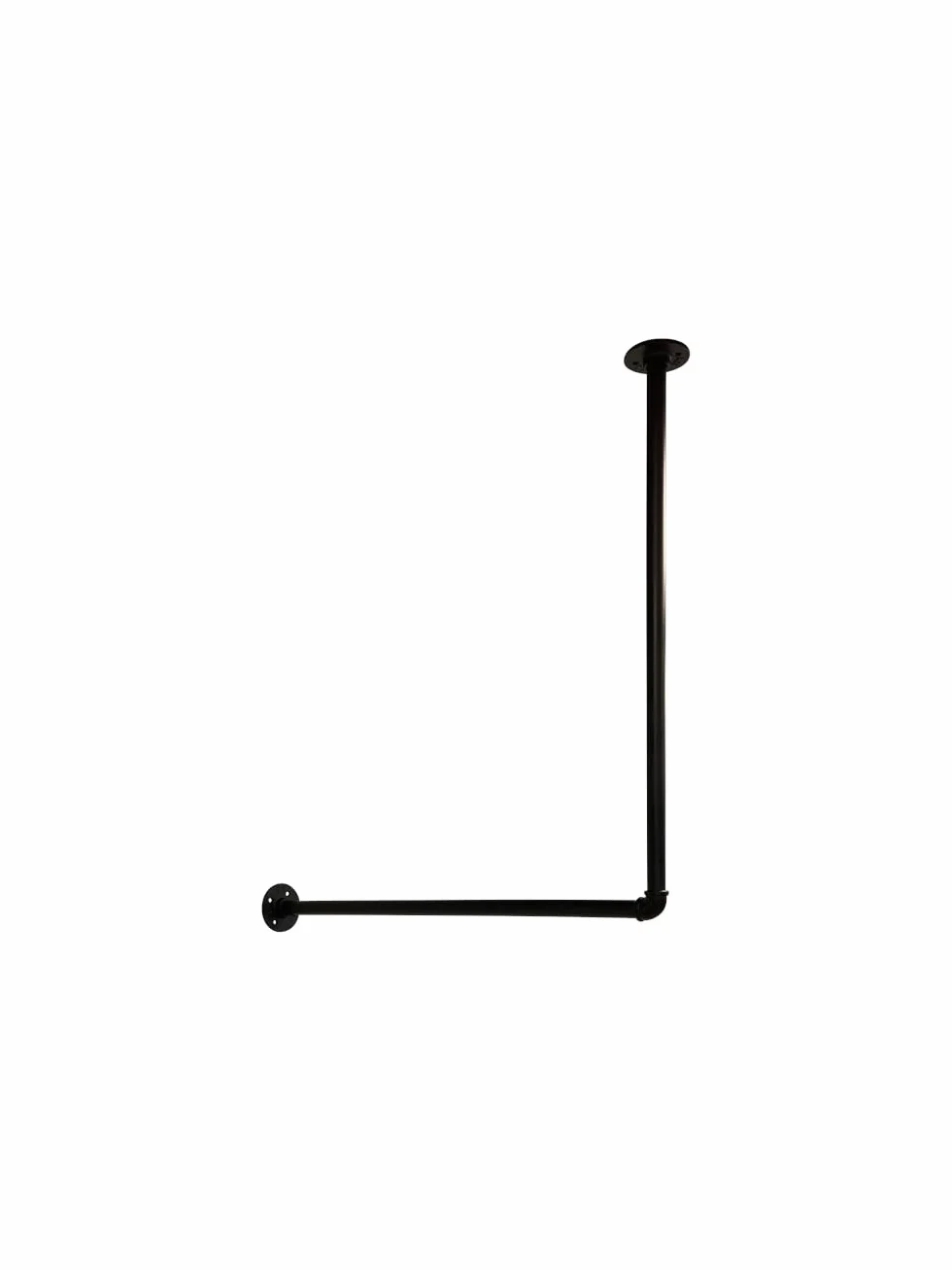 Drążek na ubrania industrialny L 70x50 cm do sypialni garderoby