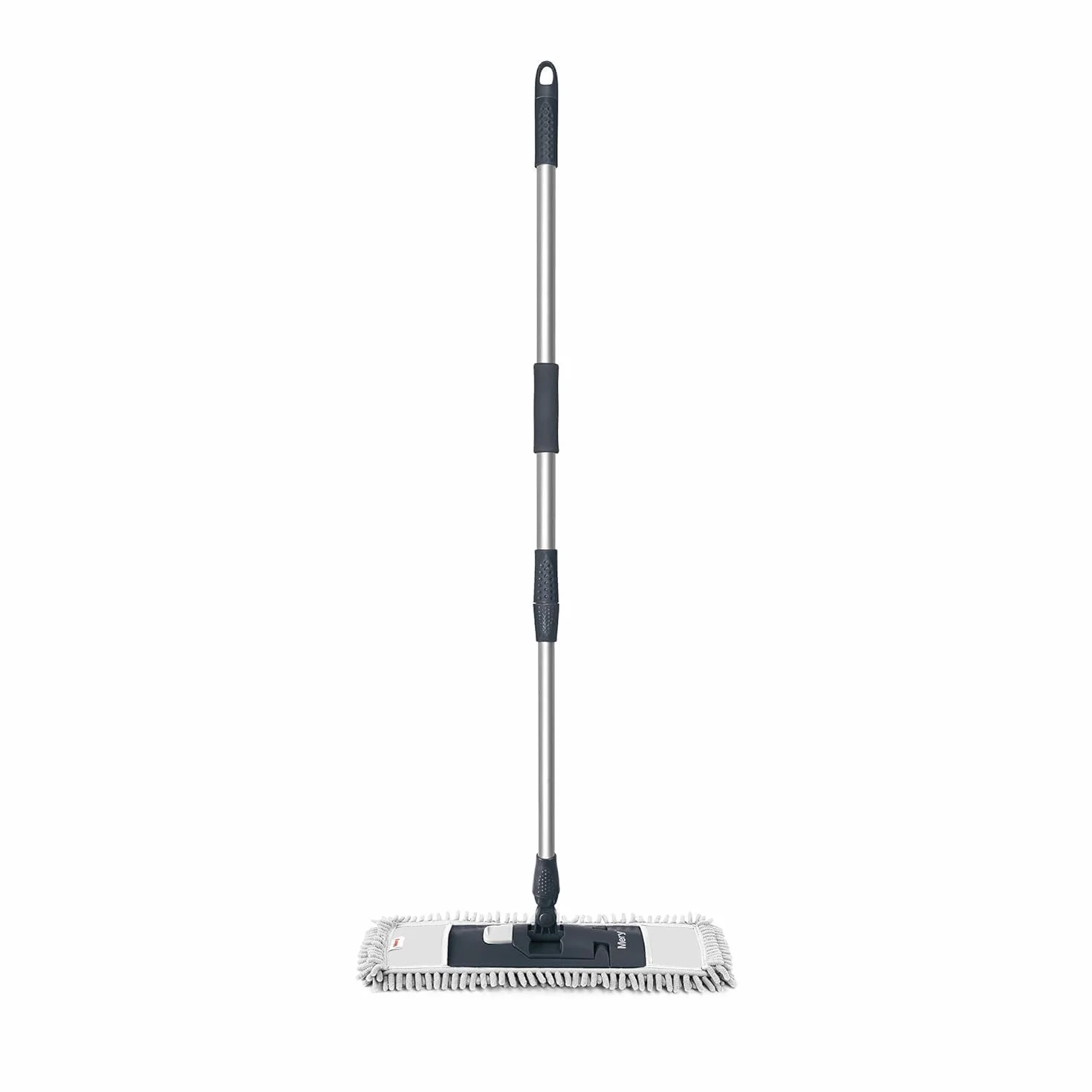 Mery Mop do mycia z mikrofibry, metal, czarny/szary, 47 x 15,5 x 80-140 cm