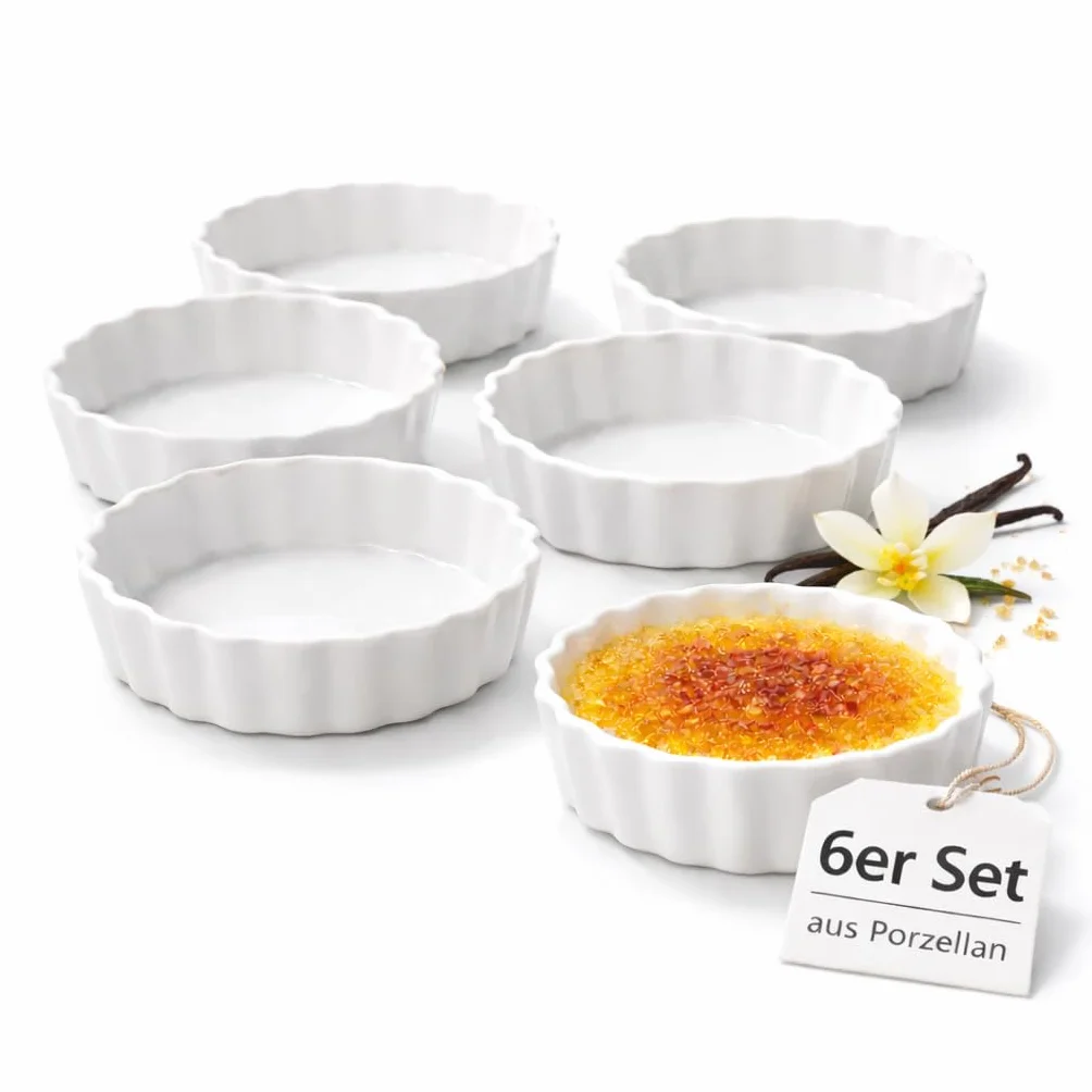 Foremki do tarty ceramiczne Ø 11,5 cm 6 sztuk mini forma do quiche