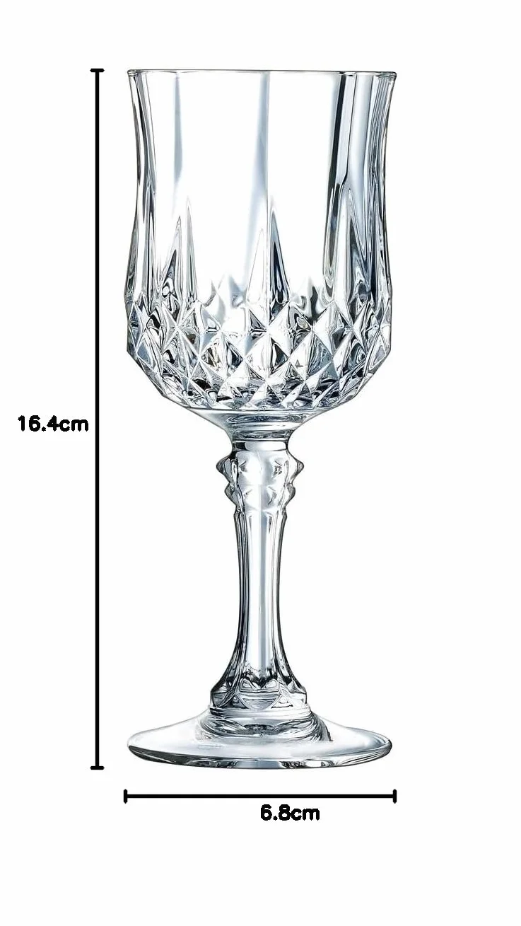 Cristal D'Arques Paris Kieliszki do Wina, Szkło, 6 sztuk