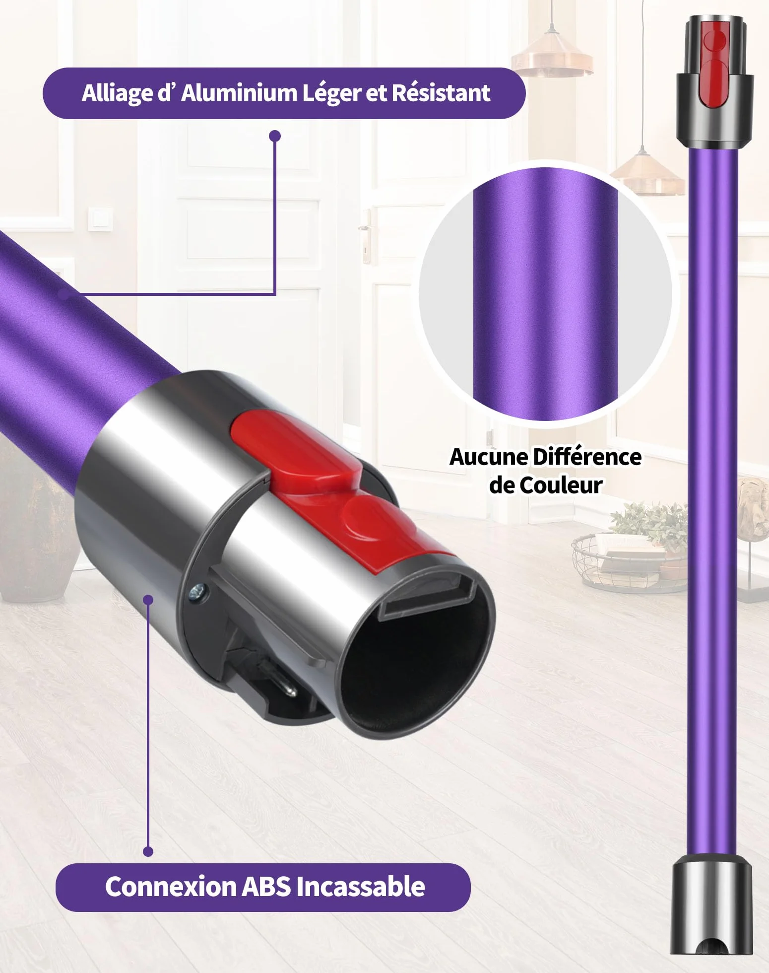 Rura przedłużająca LAOYE do Dyson V11 V15 V10 V8 V7 72 cm
