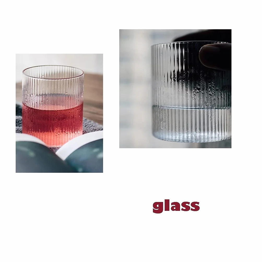 Szkło do picia Old Fashioned Whisky Okulary Kieliszki Bourbon Juice Cup