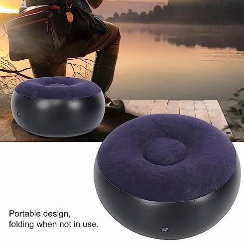 Nadmuchiwana Sofa Przenośna Krzesło Kempingowe na Plażę i do Wnętrz