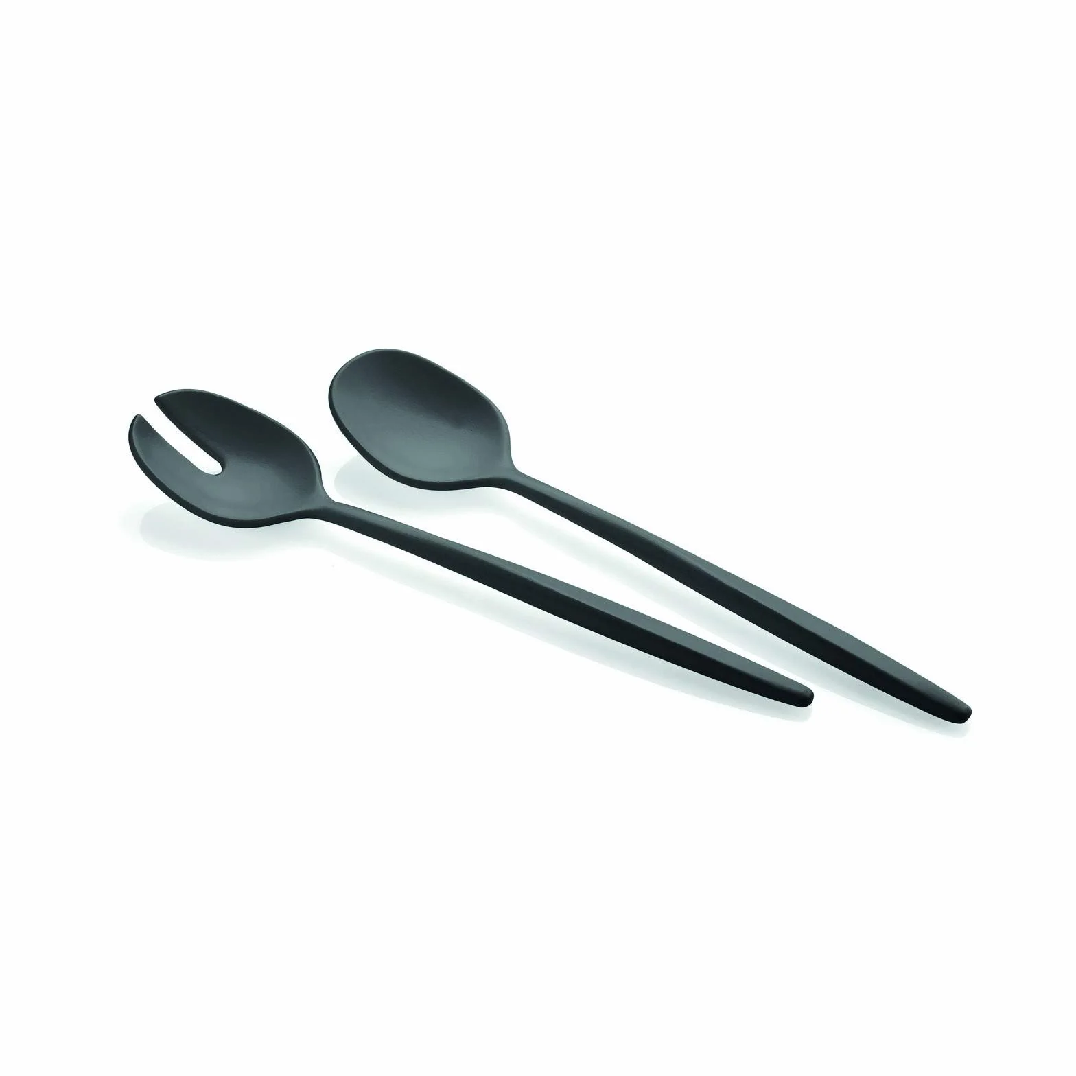 Guzzini - My Fusion, Sztućce do Sałatek - Czarny, 28 cm - 10610010