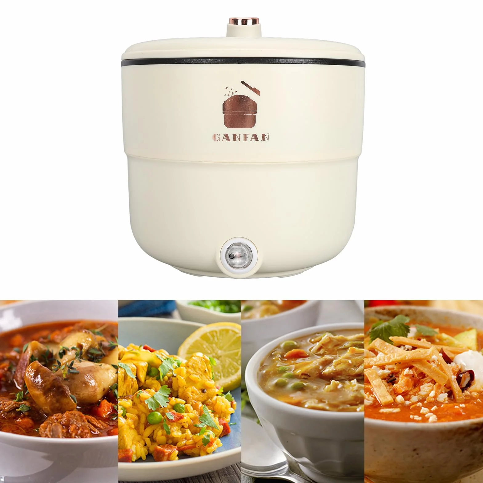Gorący Garnek Elektryczny, Przenośna Kuchenka do Ramenu 1,8 L Patelnia z powłoką nieprzywierającą Kuchenka Elektryczna 300 W Rapid Noodles Garnek Elektryczny do Gotowania