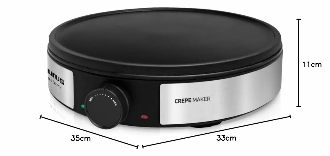 Taurus S164 Crepera, 1200 W, aluminium, czarny