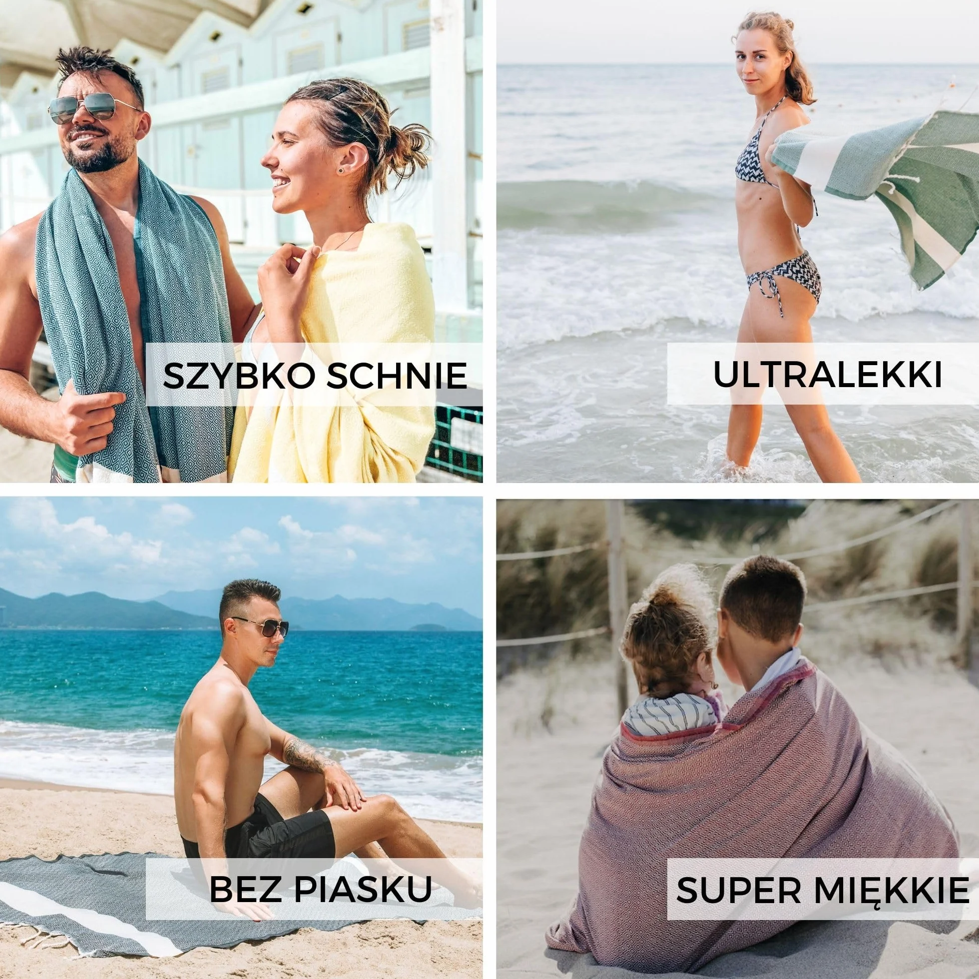 Fouta bawełniany ręcznik plażowy 100 x 200 cm orientalna tkanina sauna