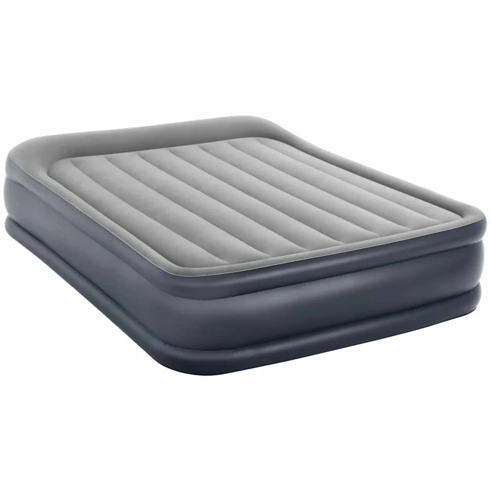 Intex Essential Rest Dura-Beam Plus Queen Łóżko Dmuchane 152 x 203 x 46 cm Szary