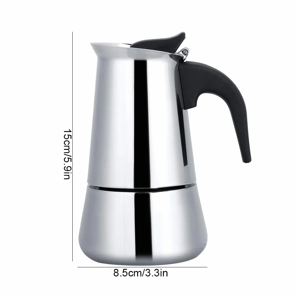 Samfox Słoik do kawy Samfox, przenośny słoik do mokki do domowego biura (100 ml)