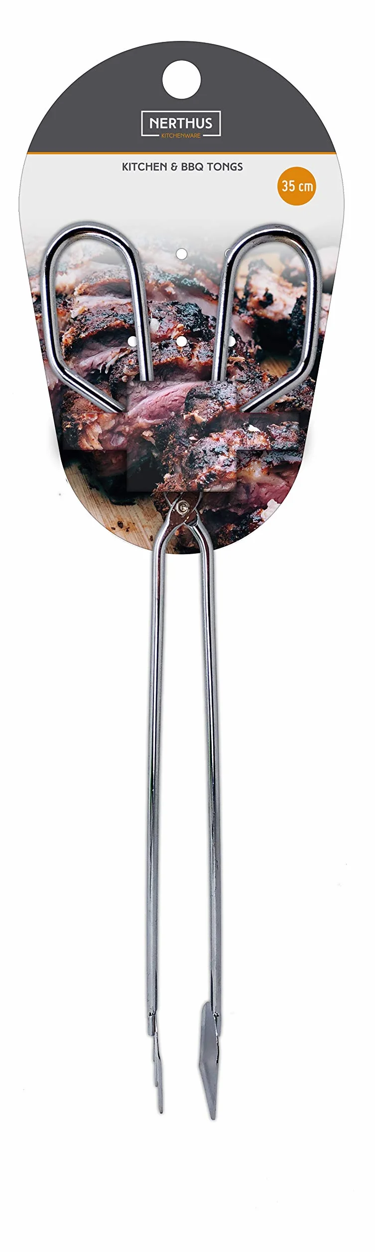Nerthus FIH 440 szczypce kuchenne ze stali nierdzewnej 35 cm akcesorium kuchenne