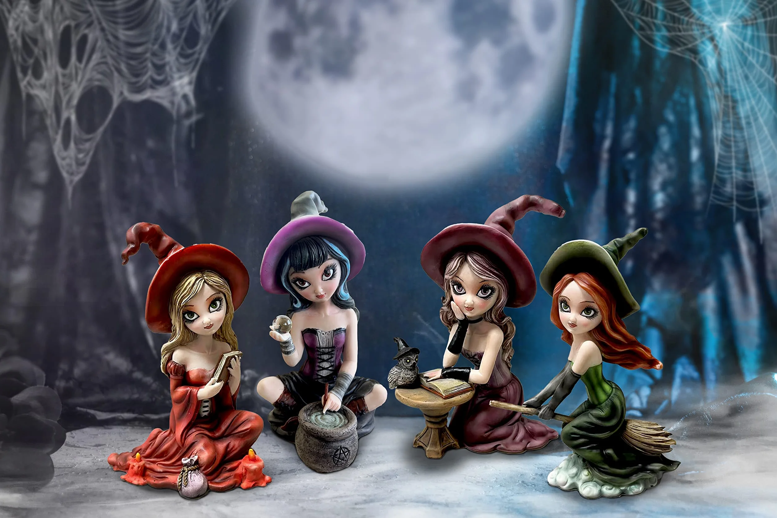 Nemesis Now Figurka czarownicy Pruedence czarna 15 cm