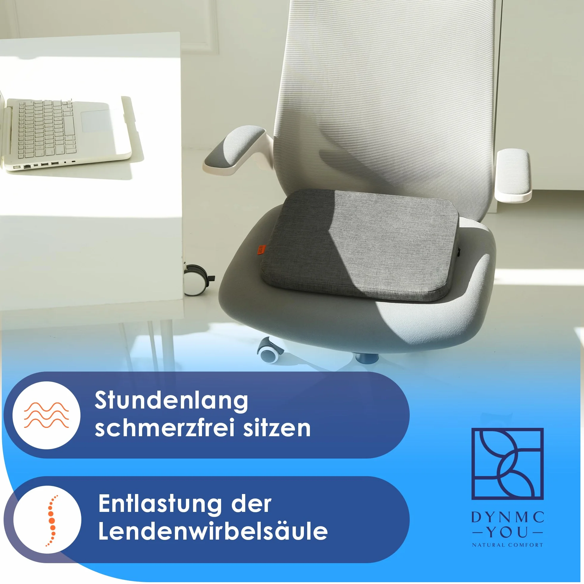 Ergonomiczna poduszka klinowa do samochodu piankowa stabilna wymiarowo