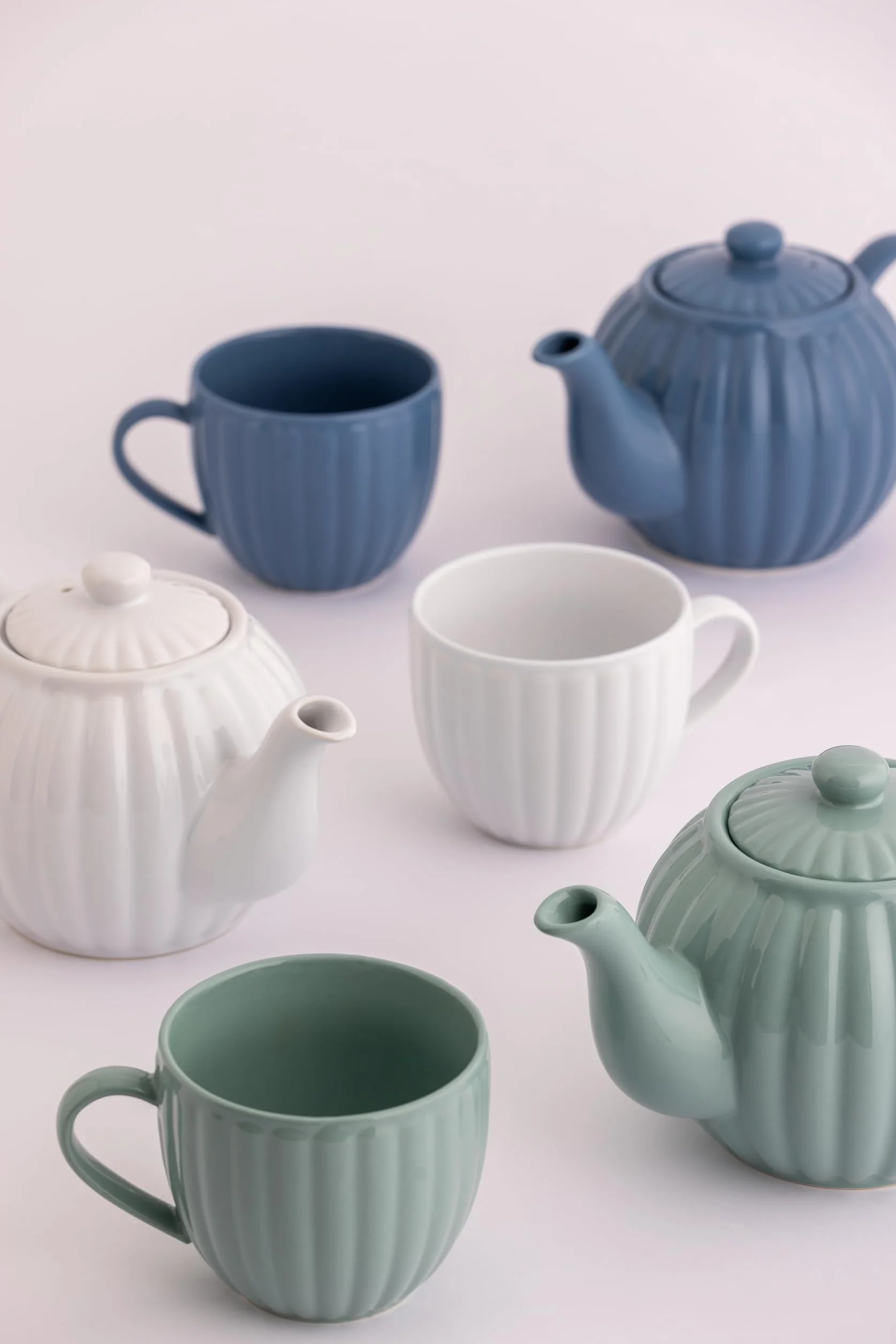 Price & Kensington 110 cl, Luxe 6 Cup kamionkowy czajniczek, Duckegg