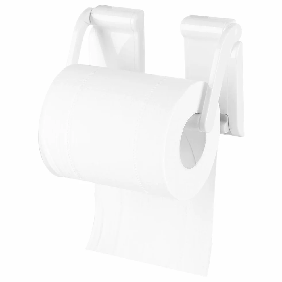 Magnetyczny uchwyt na rolkę na lodówkę, ścienny uchwyt na papier Scottex, bez wiercenia, regulowany magnetyczny uchwyt na papier toaletowy do łazienki, kuchni lub sypialni, biały