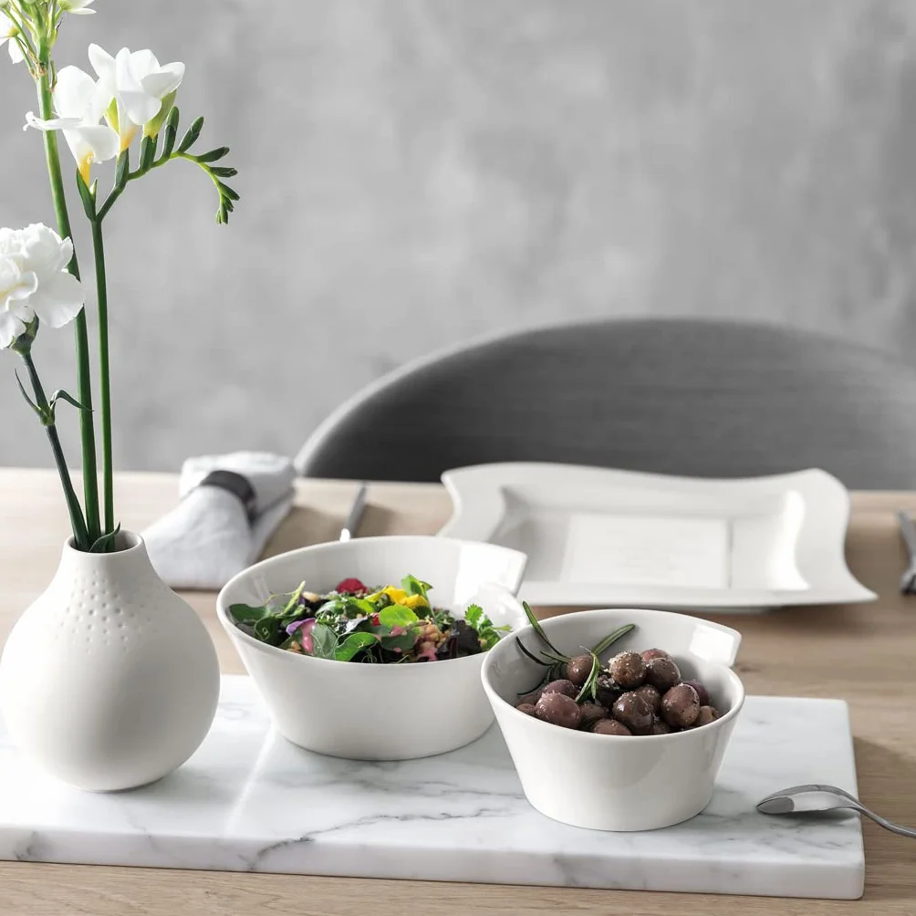 Villeroy & Boch New Wave mała miska owalna porcelana 300 ml 3 litry biała