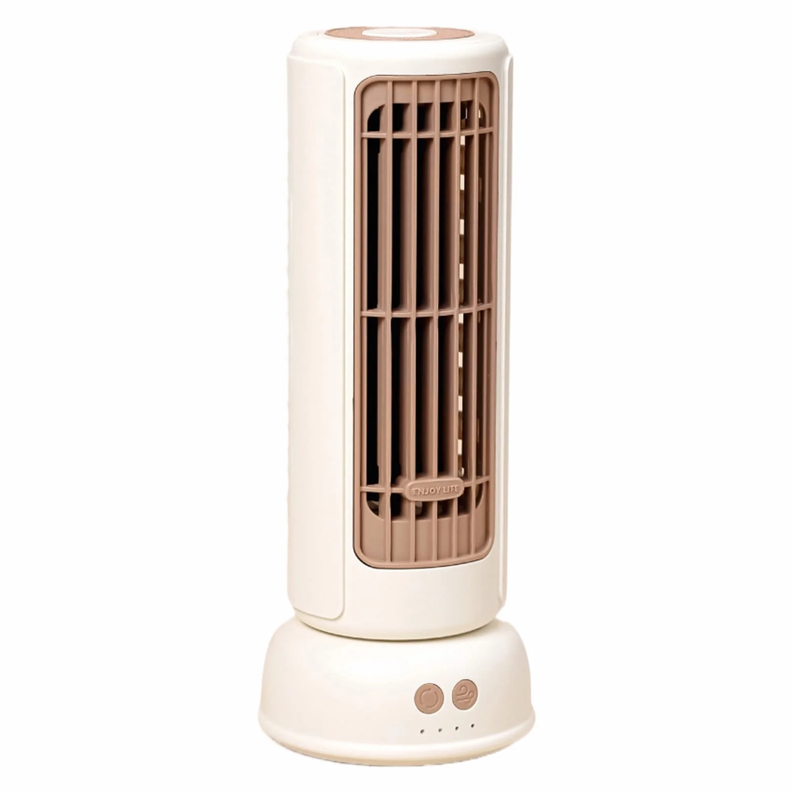 Tower Fan Oscillating Floor Fan with 3-Speed Settings, Portable Compact Cooling for Home Office Dorm Kitchen Living Room, 3.94 Inch