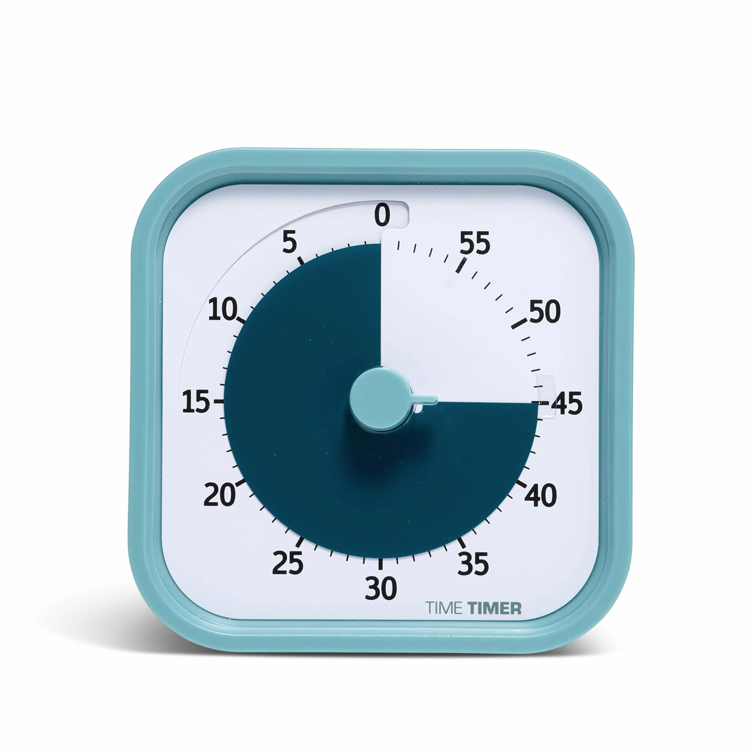 Time Timer Home MOD – 60 minut wizualny timer Home Edition – do nauki w domu, do nauki, narzędzia do nauki, do biura, kuchni, biura i spotkań bez głośnego dotykania (Lake Day niebieski)