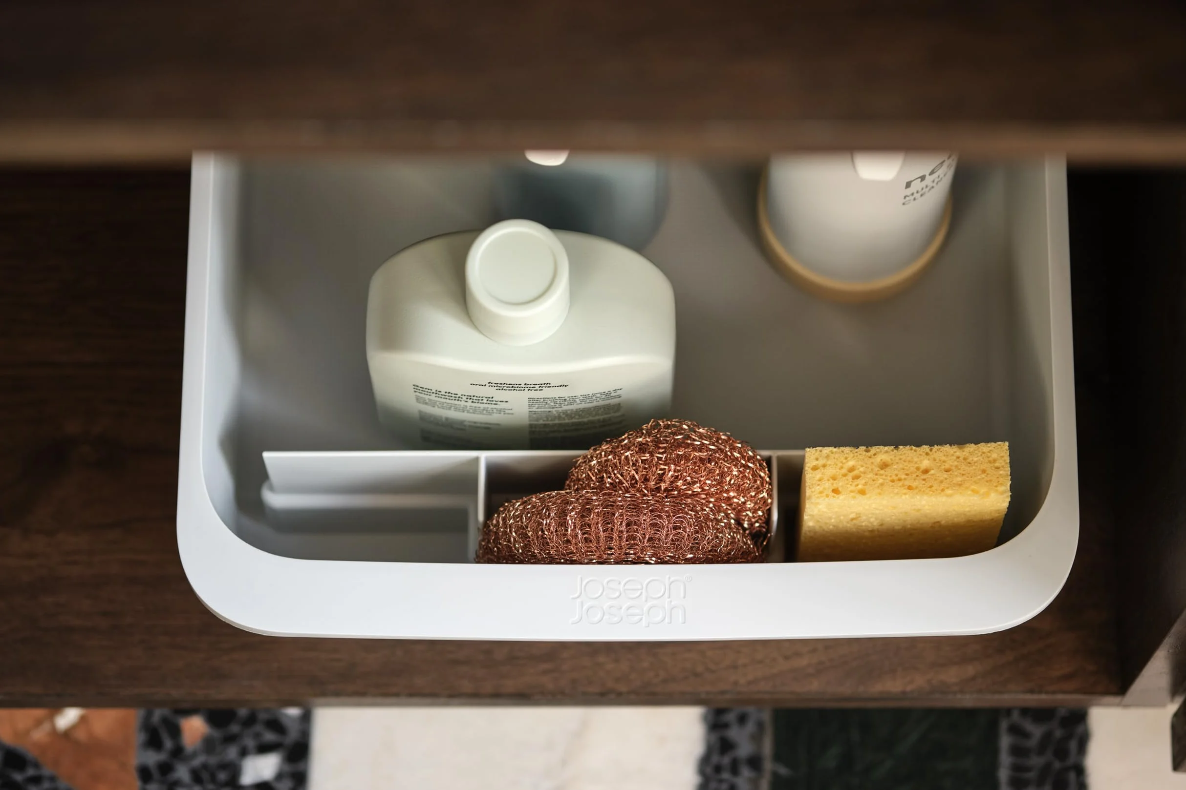 Joseph Joseph CupboardStore Organizer na Kółkach, Pod Zlew, z Tworzywa z Recyklingu, Duży