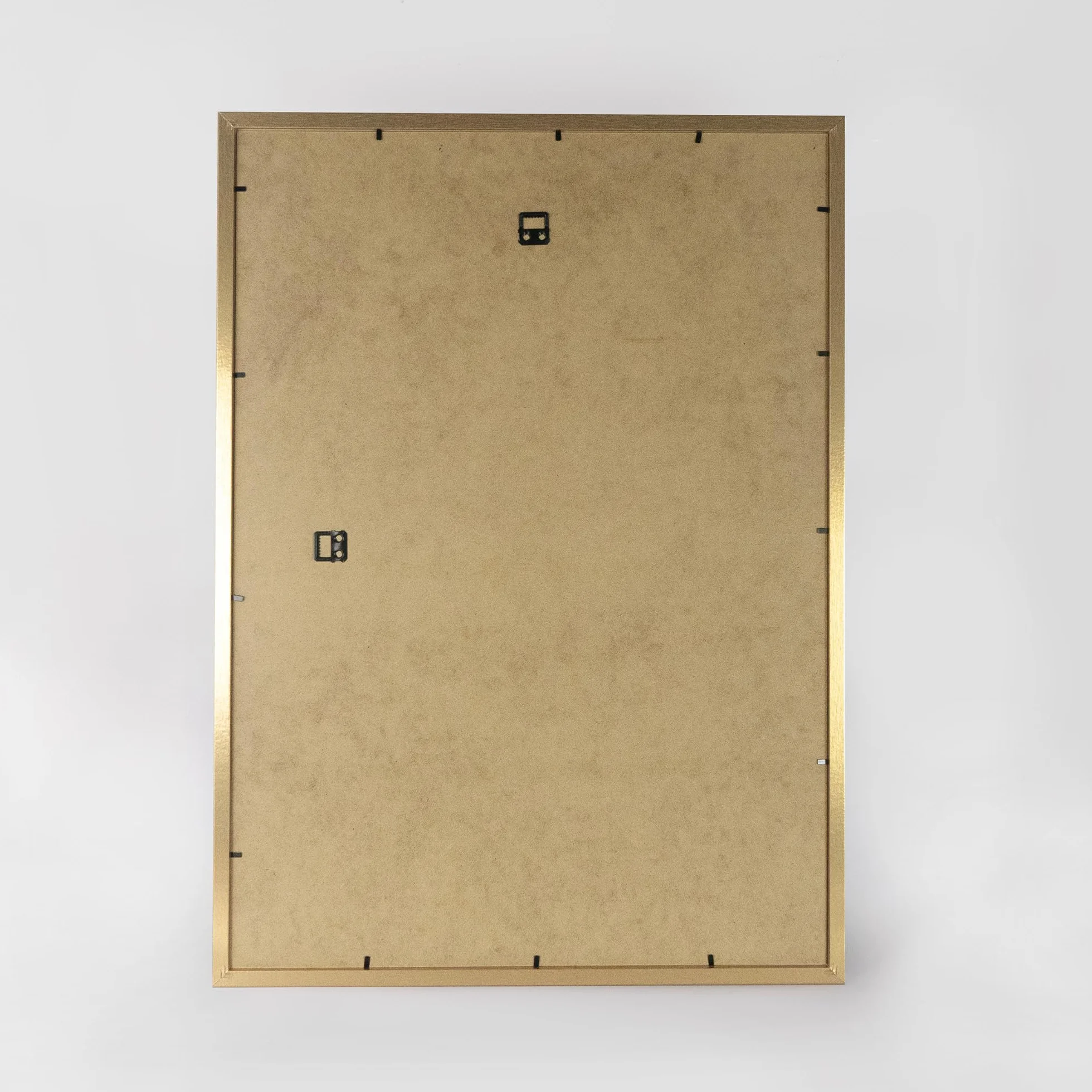 Ramka na zdjęcia 50 x 70 cm złota MDF z pleksiglasem