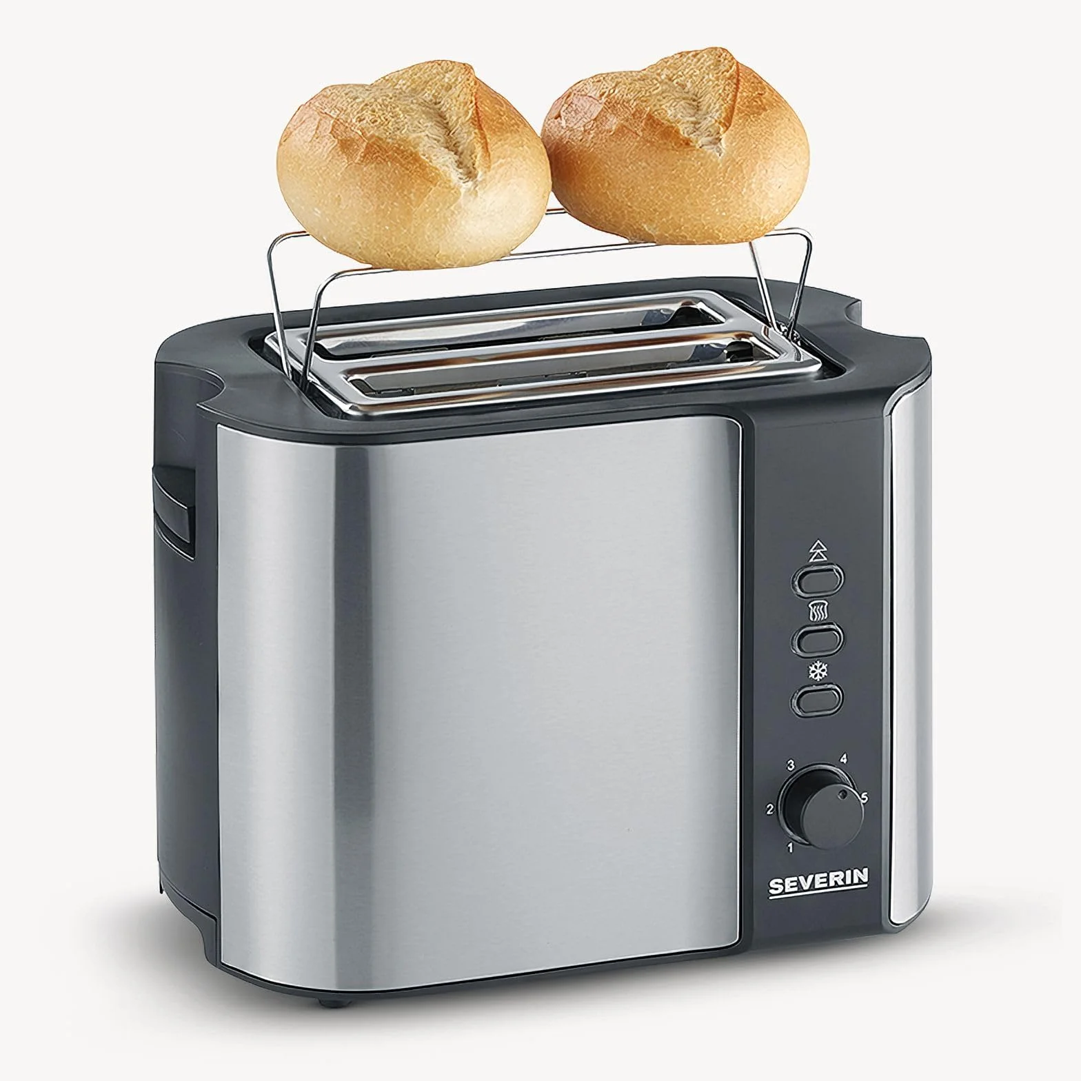 SEVERIN Toster automatyczny AT 2589 800 W stal nierdzewna czarny