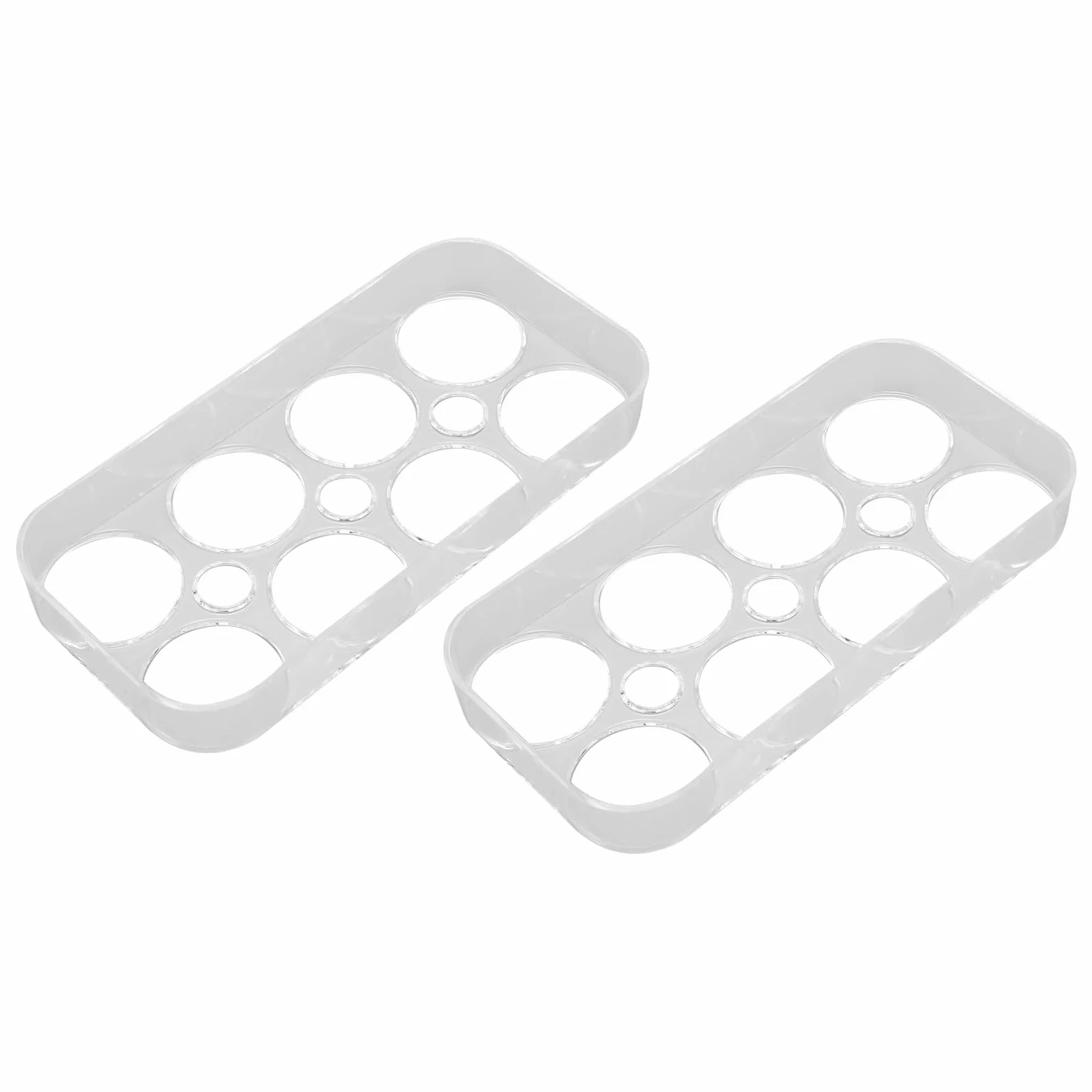 Plastikowa Taca na Jajka 8 Siatek Przezroczysta Podstawka do Lodówki