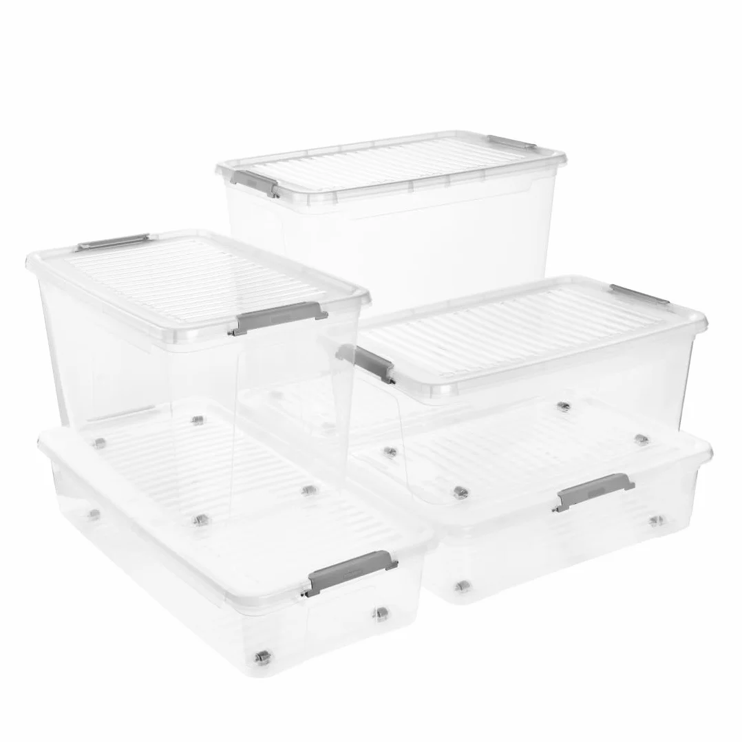 keeeper Pojemnik Leo Clipbox i Rolki, 37 L