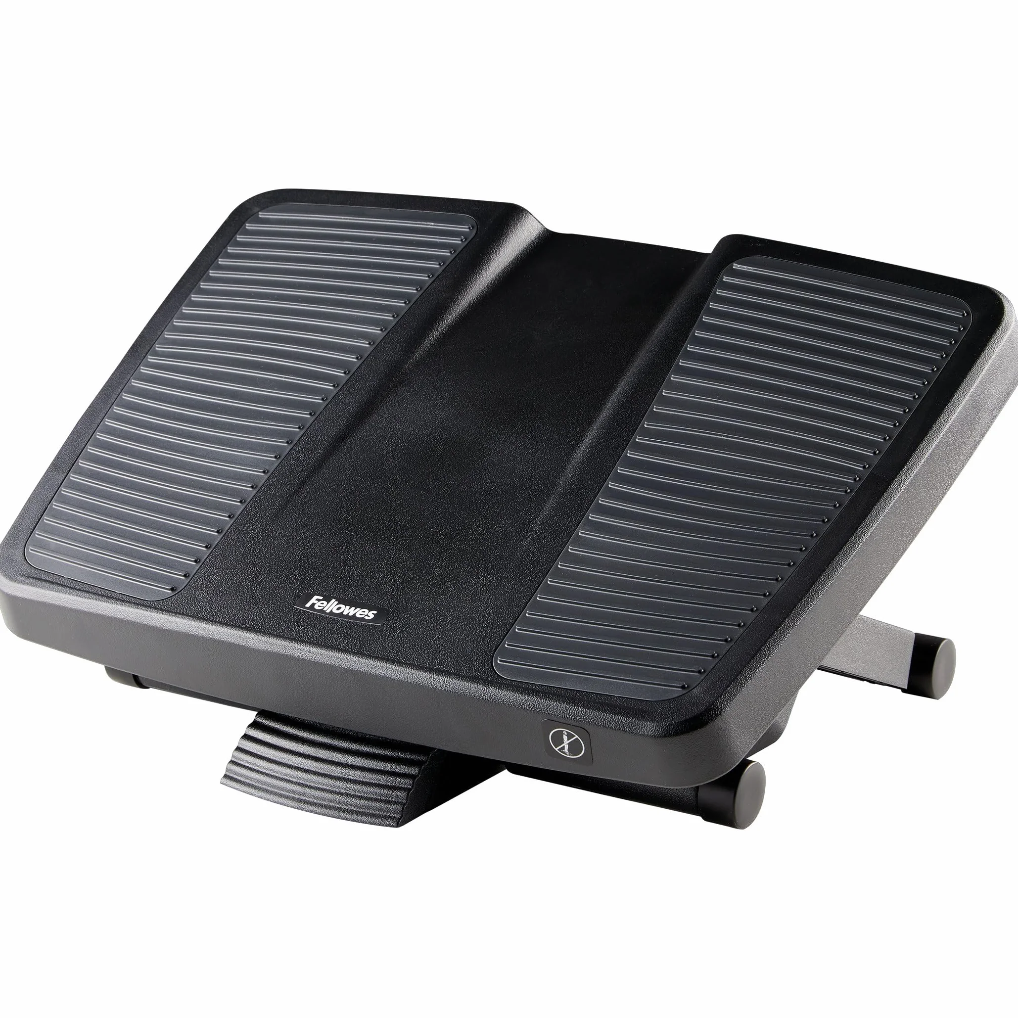 Fellowes Ergonomiczny Podnóżek pod Biurko z Regulacją Wysokości i Masażem, Czarny