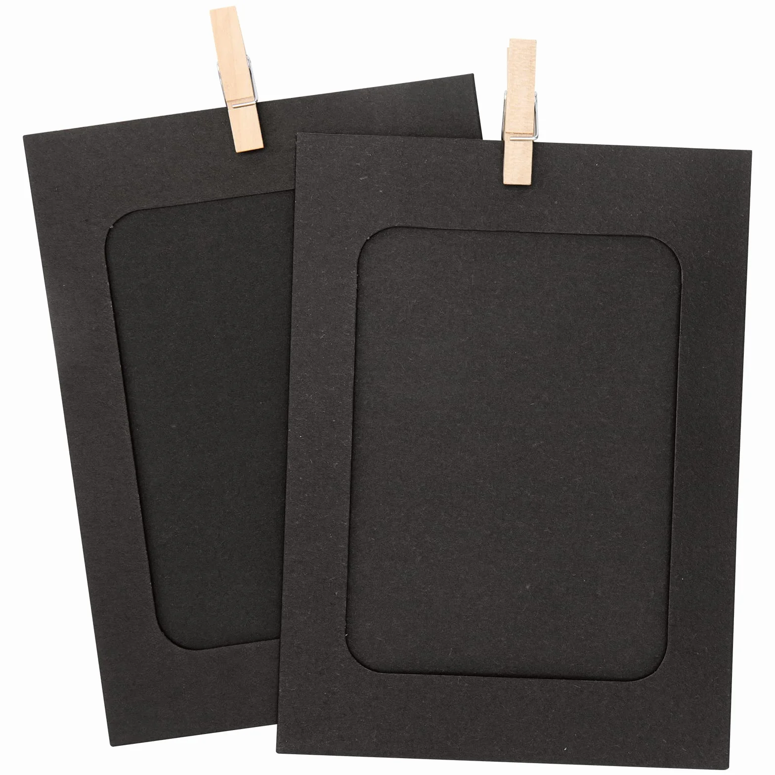 G2PLUS 20PCS Papierowa ramka na zdjęcia, Kartonowe ramki do zdjęć 11,5 x 15,5 cm Kraft DIY Papierowa ramka z klipami i linami do dekoracji ścian domowych