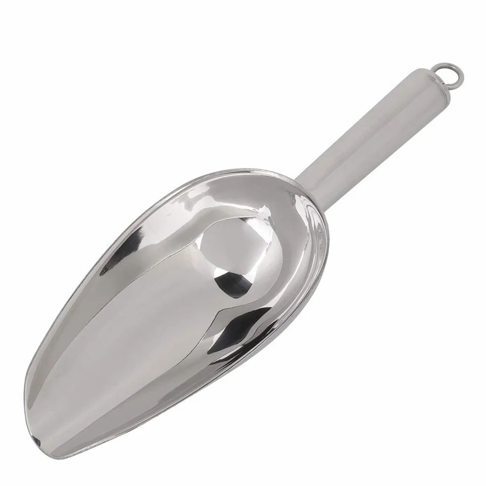 Wielofunkcyjna łopatka do lodu ze stali nierdzewnej, ziarna kawy, suszonych owoców, łopata, kostka, odlewane aluminiowe miarki, do zamrażarki, fasoli, cukierków, mąki, popcornu, 230 ml