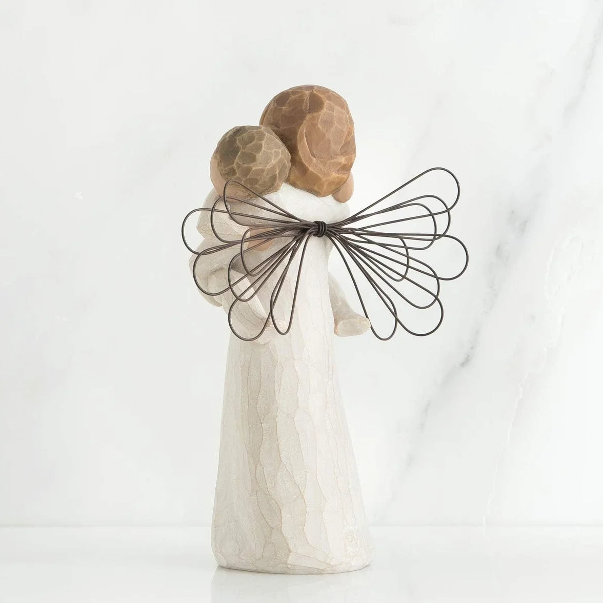 Willow Tree Anioł Uścisku Figurka, Metal, Wielokolorowy, 14 cm