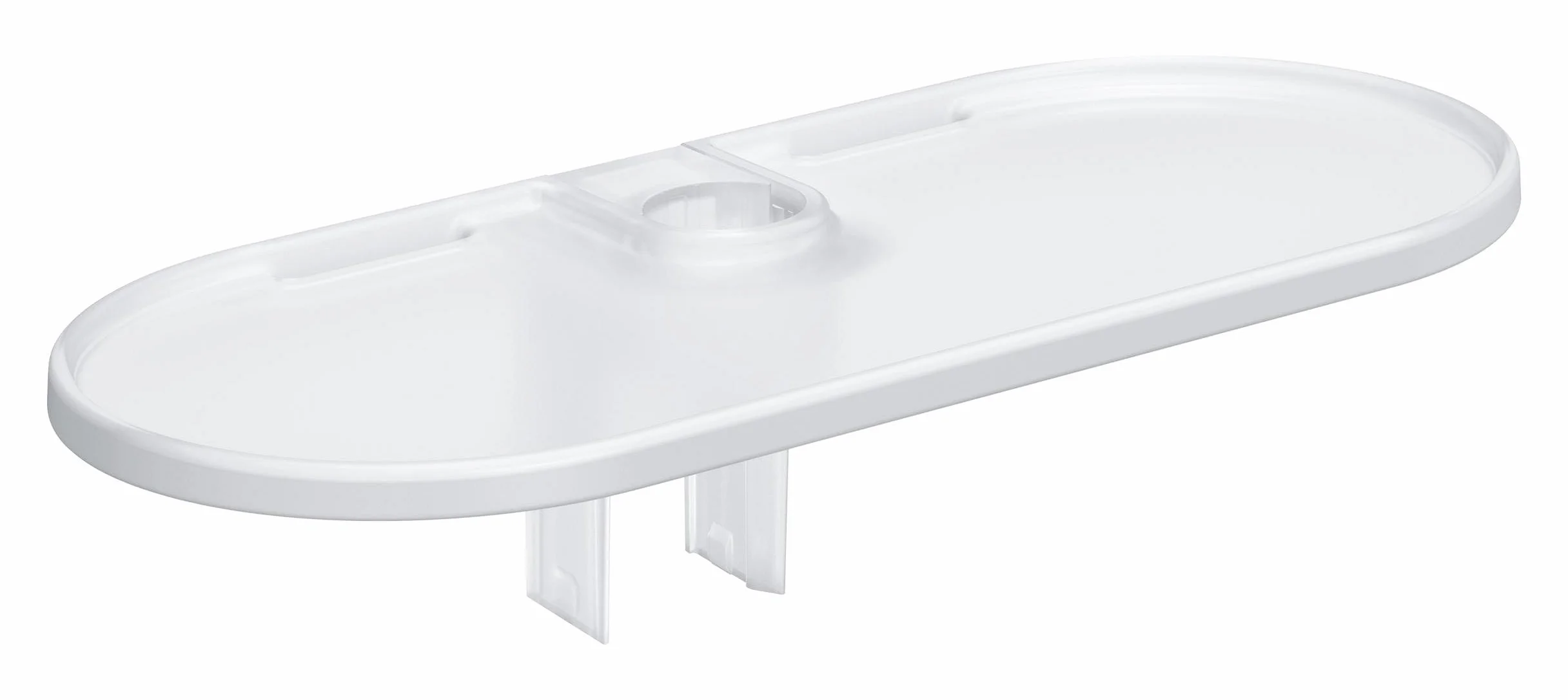 GROHE Vitalio uniwersalna taca QuickFix Vitalio uniwersalna szyna prysznicowa QuickFix Ø 22 mm, akrylowa, łatwa do dopasowania, biała, 27725001