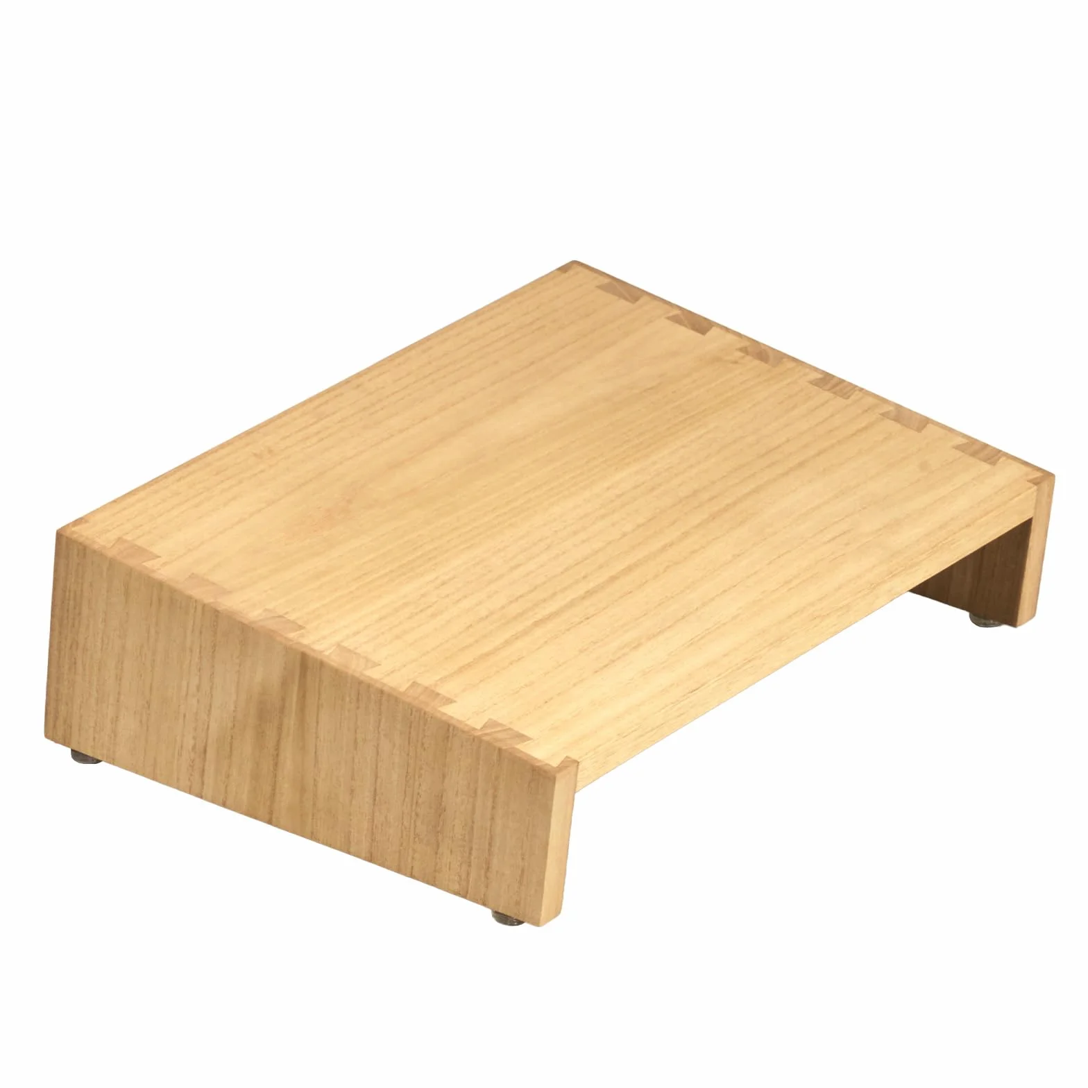 KIRIGEN Regulowany podnóżek ergonomiczny z naturalnego drewna TT-NA