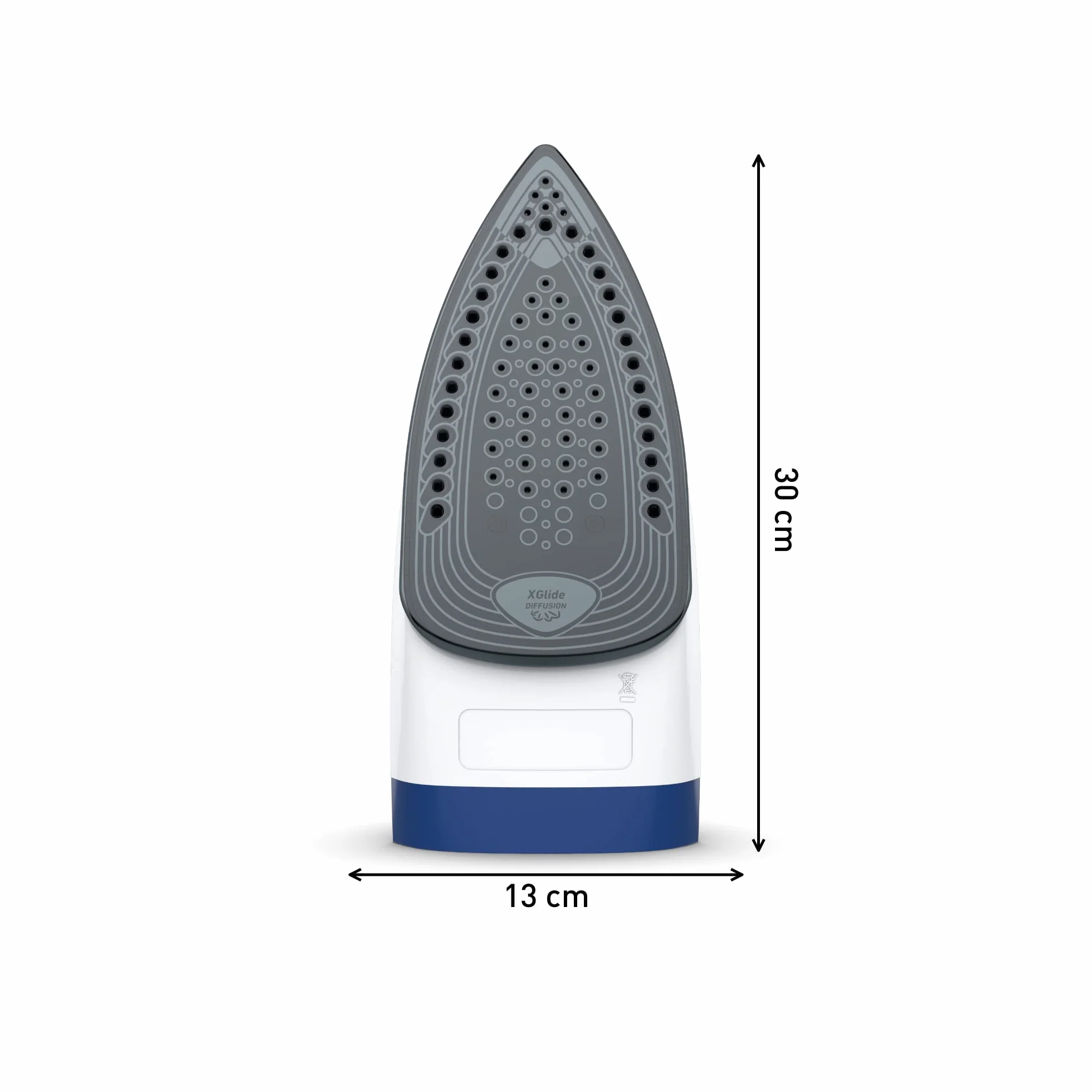 TEFAL FV2838 EXPRESS STEAM żelazko parowe 2400 W 40 g/min uderzenie pary 180 g/min Anti-Drip 270 ml niebiesko/białe