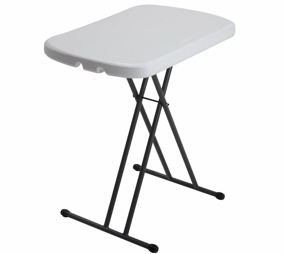 Lifetime 80251 regulowany stolik składany do laptopa 66 cm granitowo-biały