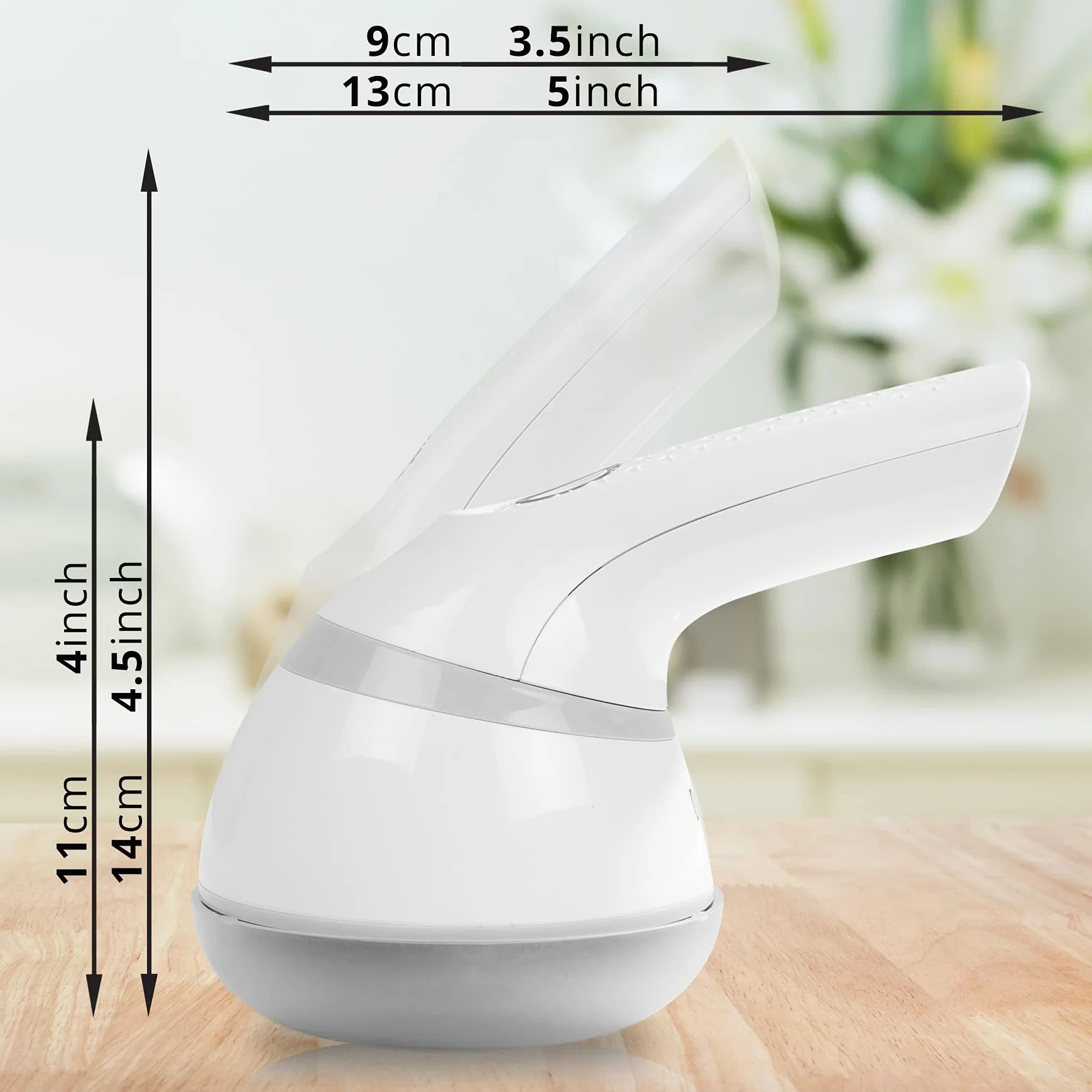 Duronic FS16USB golarka do tkanin | De-Bobbler | usuwa kłaczki i pompki z ubrań, zmywacz do pigułek i tkanin, obrotowy uchwyt, ładowanie USB, etui do przechowywania, ożyw stare swetry, płaszcze