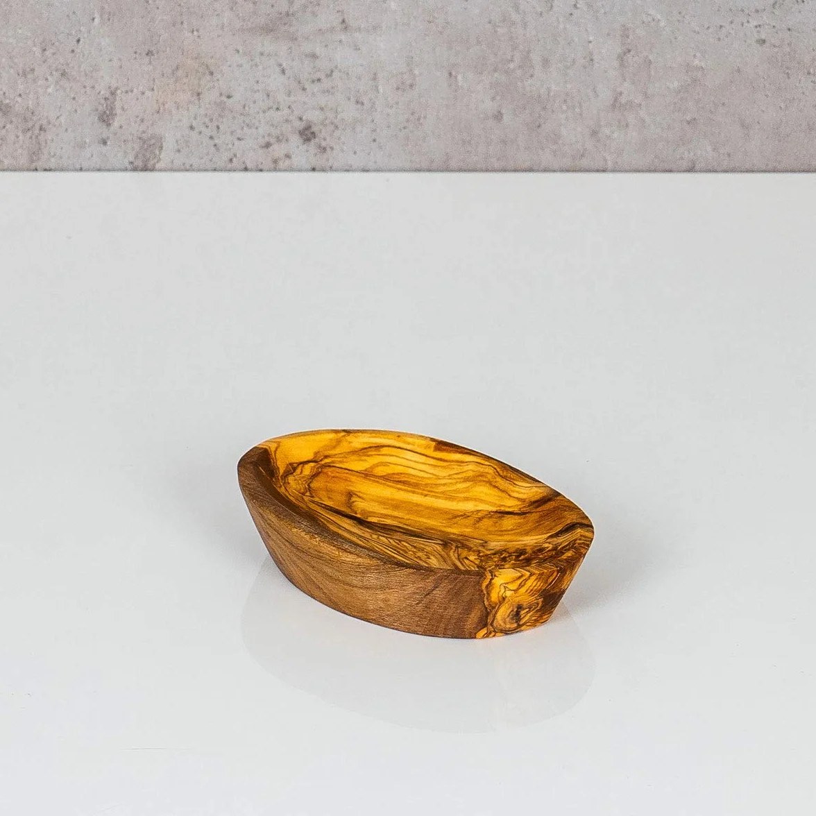 Drewniana miska drewno oliwkowe ok. 14x9 cm miska drewno dekoracja stołu miska dekoracyjna naturalna unikat miska na przekąski dekoracja