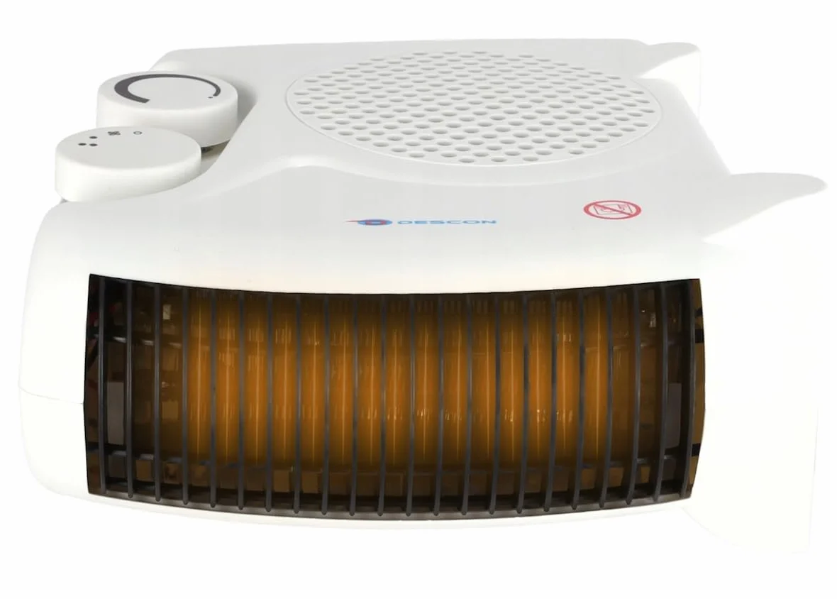 DESCON DA-T201 termowentylator 2000 W pionowy poziomy przepływ powietrza 3 tryby termostat ochrona przed przegrzaniem