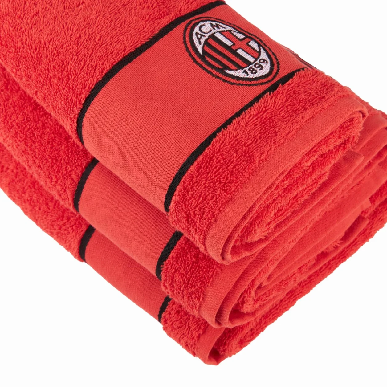 A.C. Milan ręcznik kąpielowy 100% bawełny 70 x 140 cm