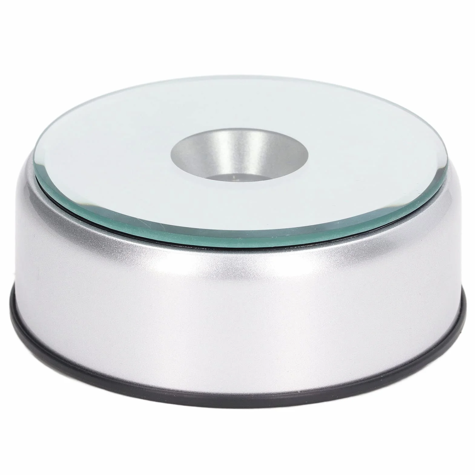 Obrotowy Stojak Ekspozycyjny, Obrotowy Gramofon z Automatycznym Wyciszeniem 360 Stopni, Podstawa Wyświetlacza LED do ładowania USB, Wirujący Wyświetlacz do Stojaków Kryształowych