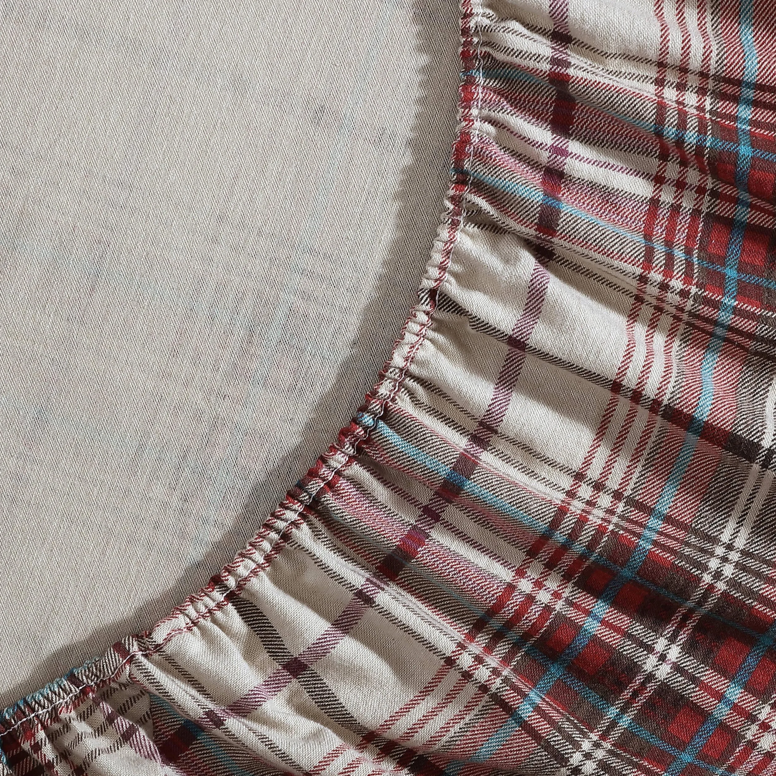 Eddie Bauer Pościel flanelowa bawełniana Queen Montlake Plaid