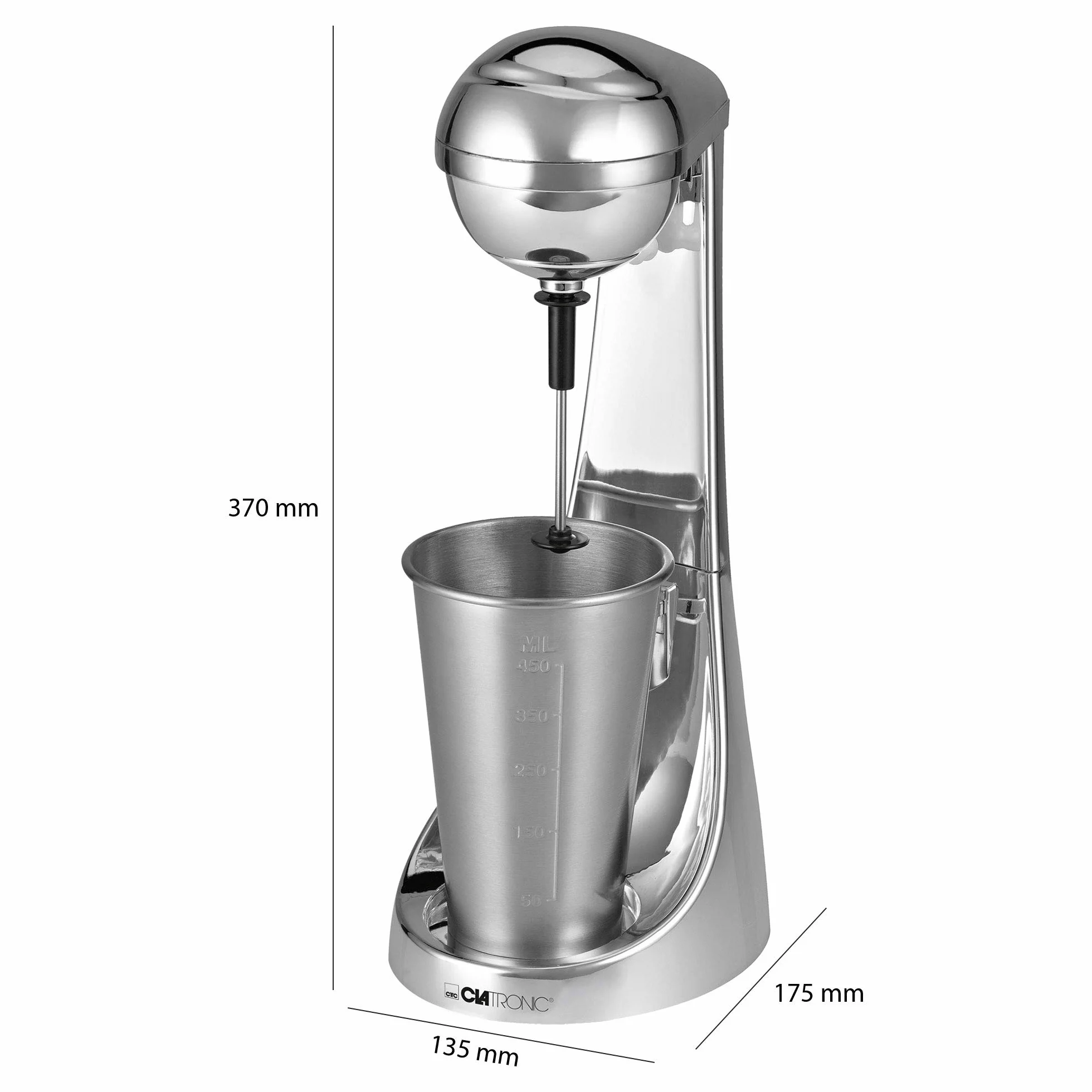 Clatronic Mikser barowy i spieniacz do mleka 650 ml 65 W