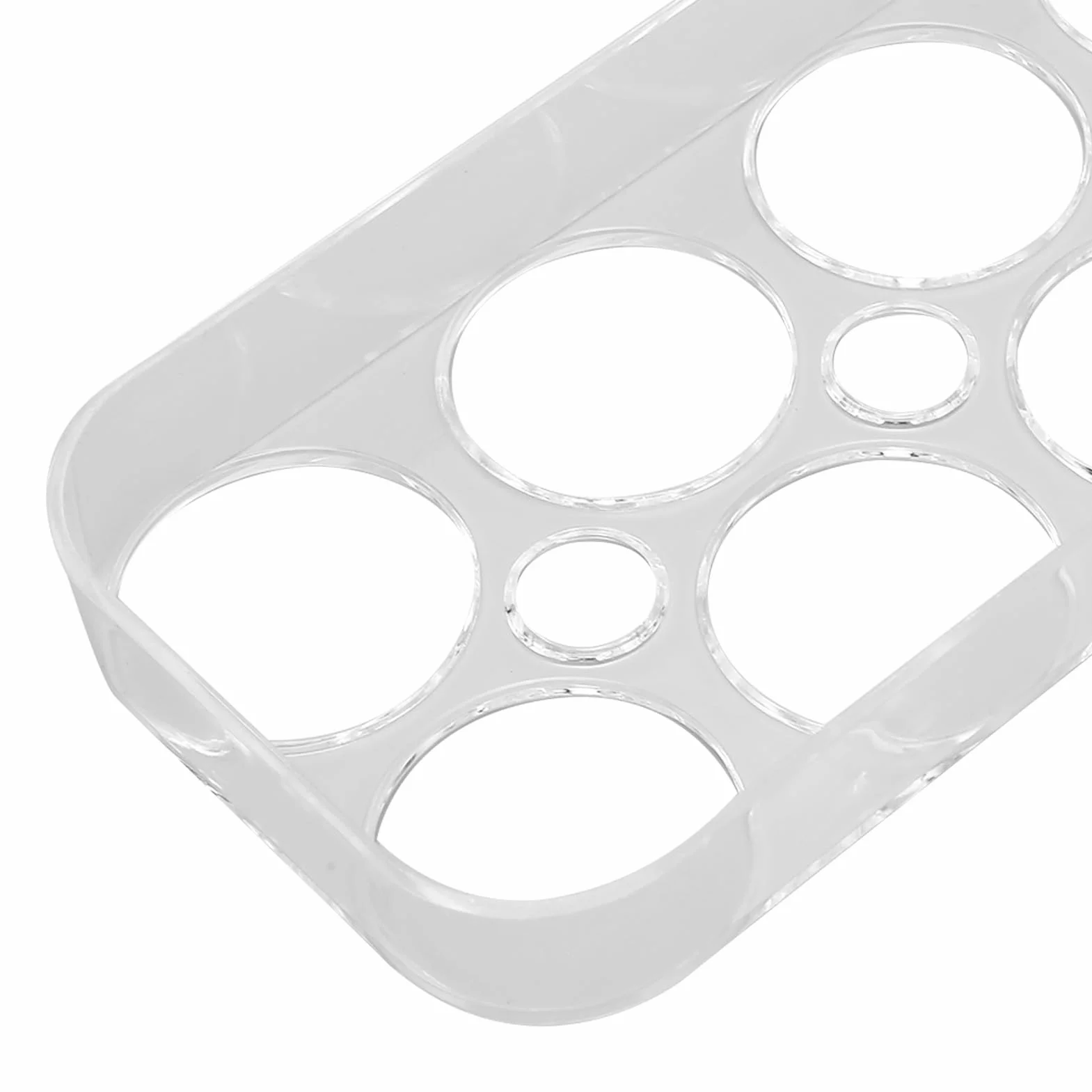 Plastikowa Taca na Jajka 8 Siatek Przezroczysta Podstawka do Lodówki