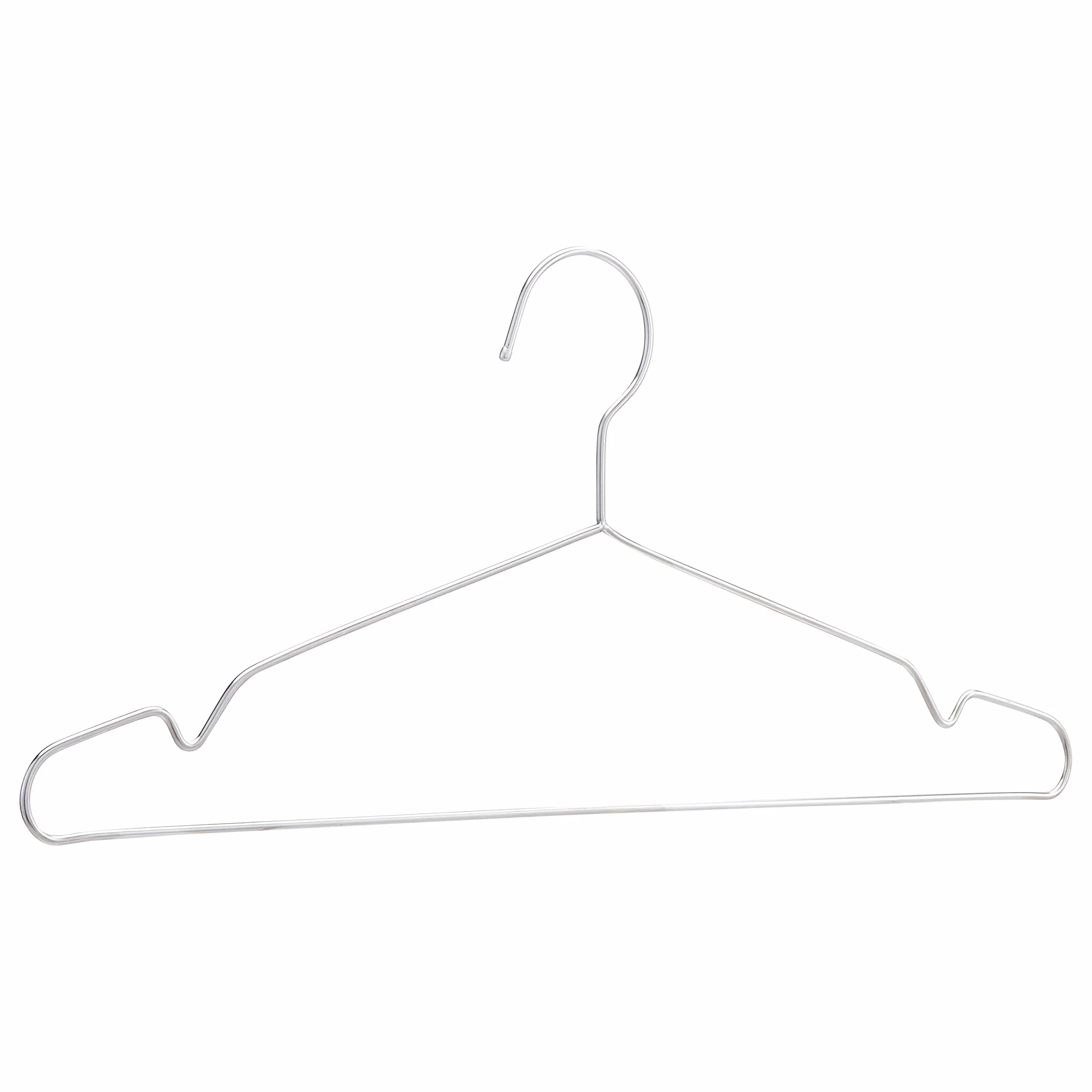 Amazon Basics Wieszaki na ubrania ze stali nierdzewnej, 50 sztuk