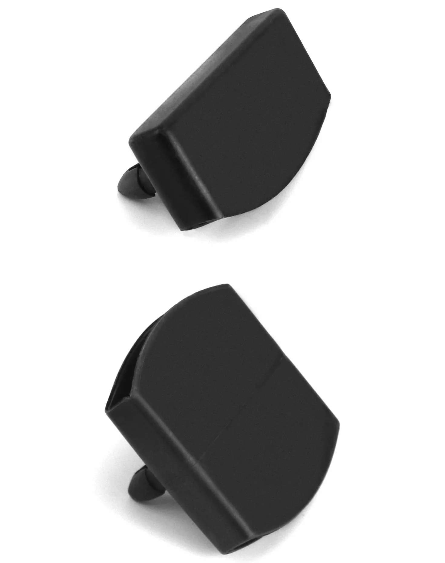 QWORK® 72 szt. plastikowych nakładek na listwy łóżka, boczne i środkowe listwy do łóżek pojedynczych, podwójnych i King Size (wewnątrz 55 mm x 9 mm)