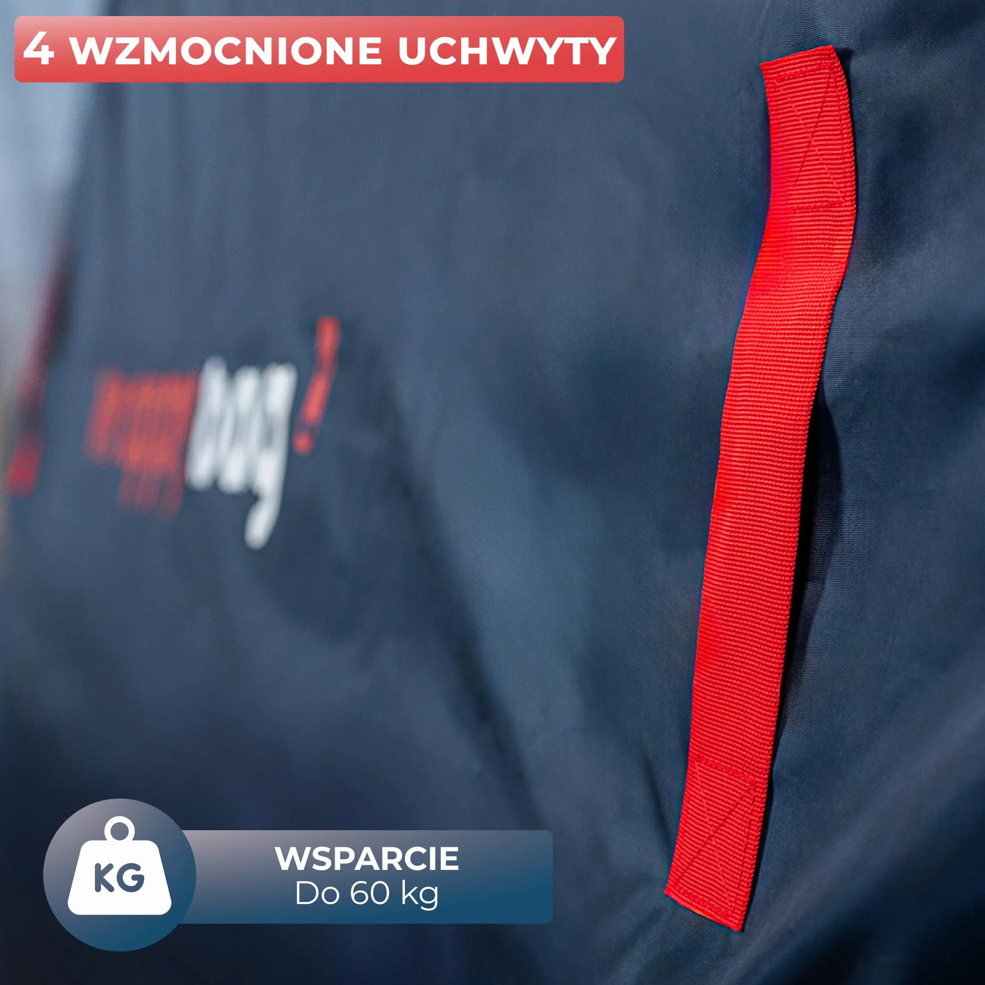WRAPPYBAG – Pokrowiec Ochronny z Poliestru Oxford na Materac – Torba do Przechowywania z 4 Uchwytami Transportowymi – do Przeprowadzki, Magazynowania i Transportu - 140 x 200 cm