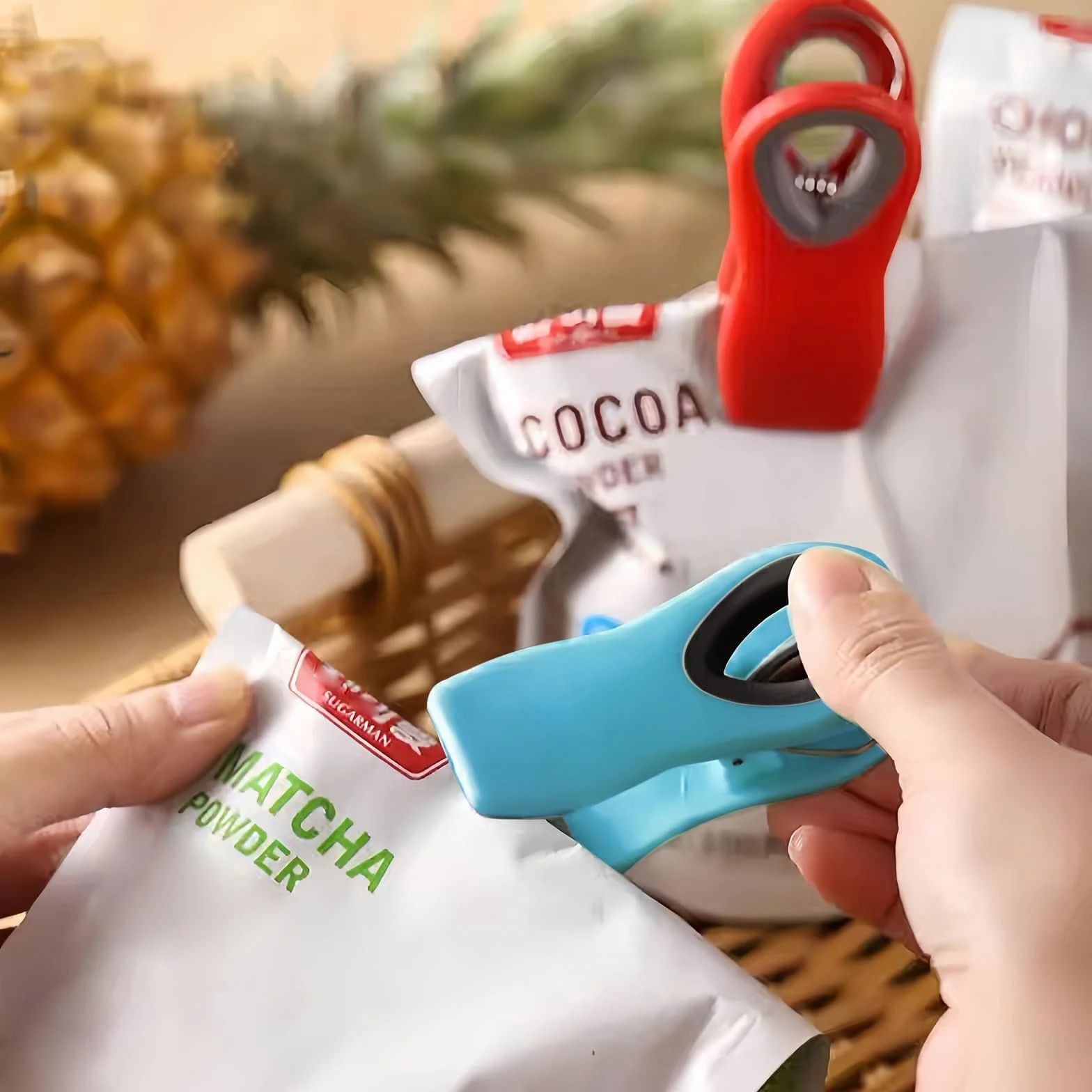 12 sztuk klipsów do torebek z chipem spożywczym, magnetyczne klipsy, mocne klipsy magnetyczne, plastikowe klipsy, opakowania do otwartych torebek na przekąski, kawę i środek spożywczy