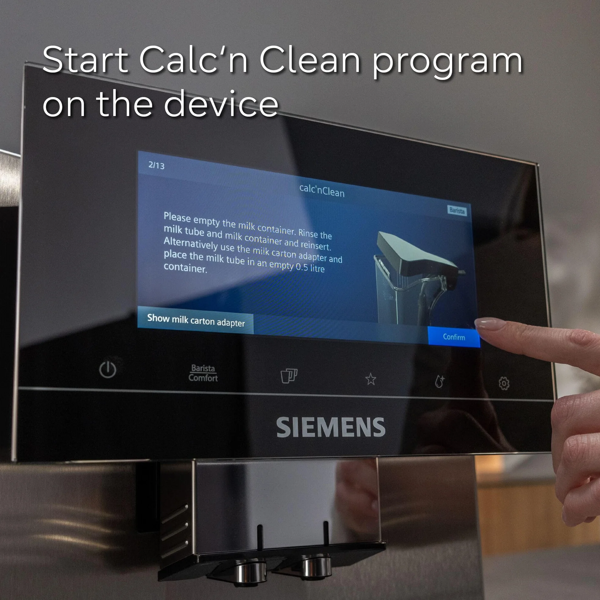 Siemens Eq.Series Tabletki Czyszczące do Ekspresu do Kawy, 16 Sztuk