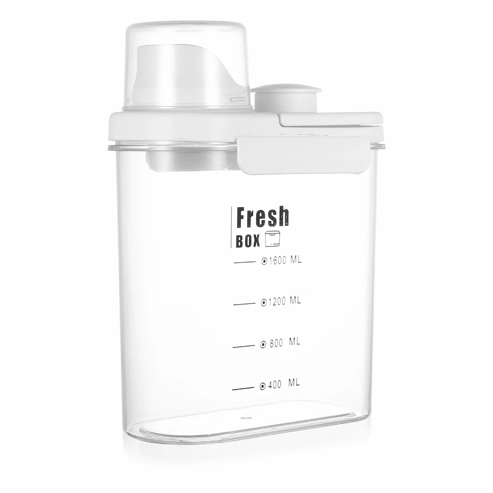 Pojemnik na detergent 1600 ml hermetyczny dozownik z miarką